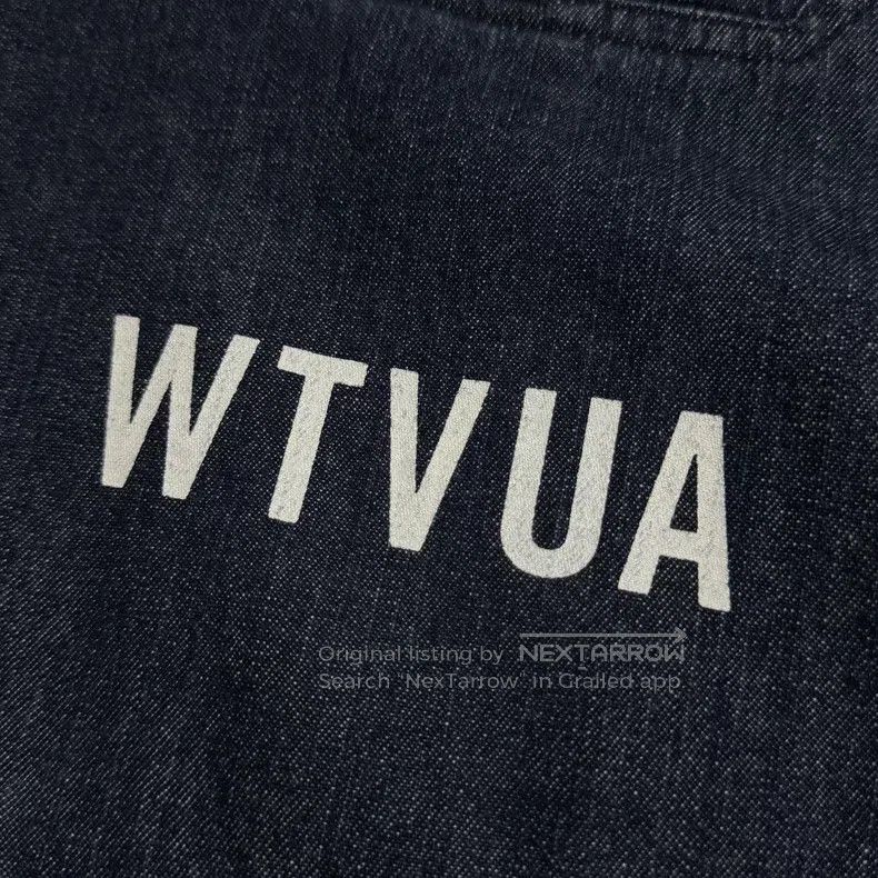Wtaps Wtaps Half zip hooded denim jacket Size US M / EU 48-50 / 2 - 5 Thumbnail