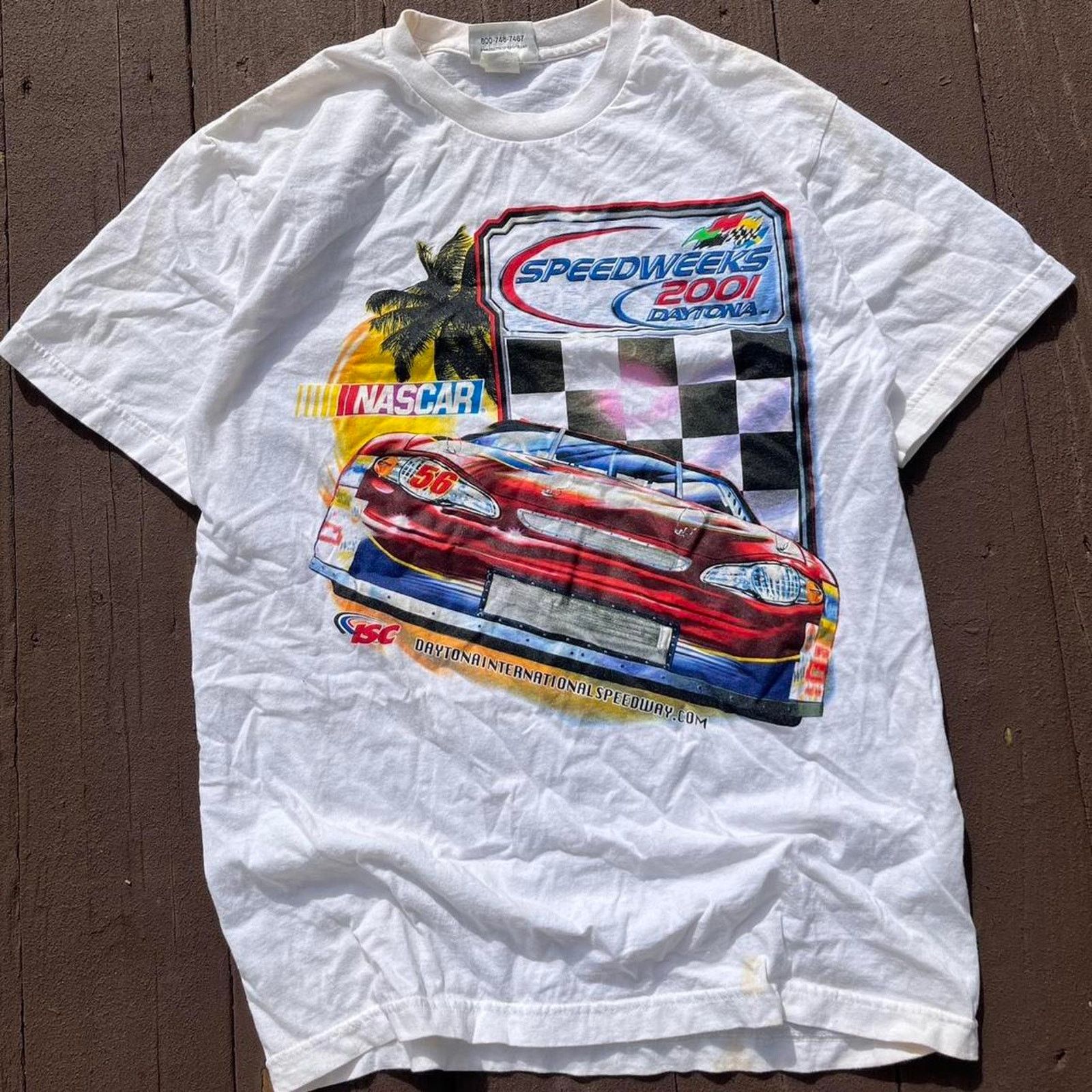 NASCAR Vintage Nascar 2001 Daytona Shirt Size US L / EU 52-54 / 3 - 1 Thumbnail