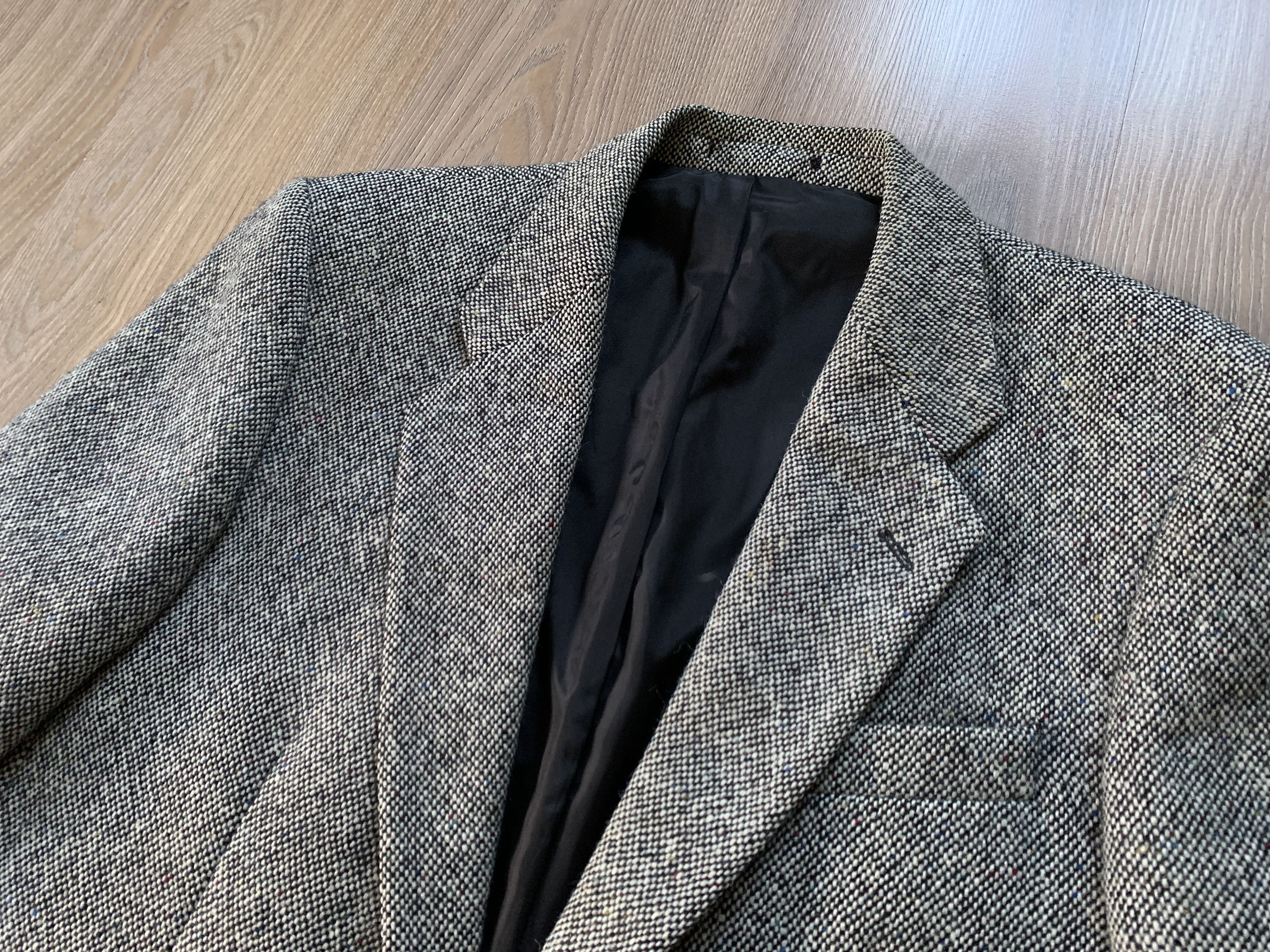 Donegal Tweed × Vintage Donegal Tweed Vintage Classic Blazer Size 50L - 4 Thumbnail