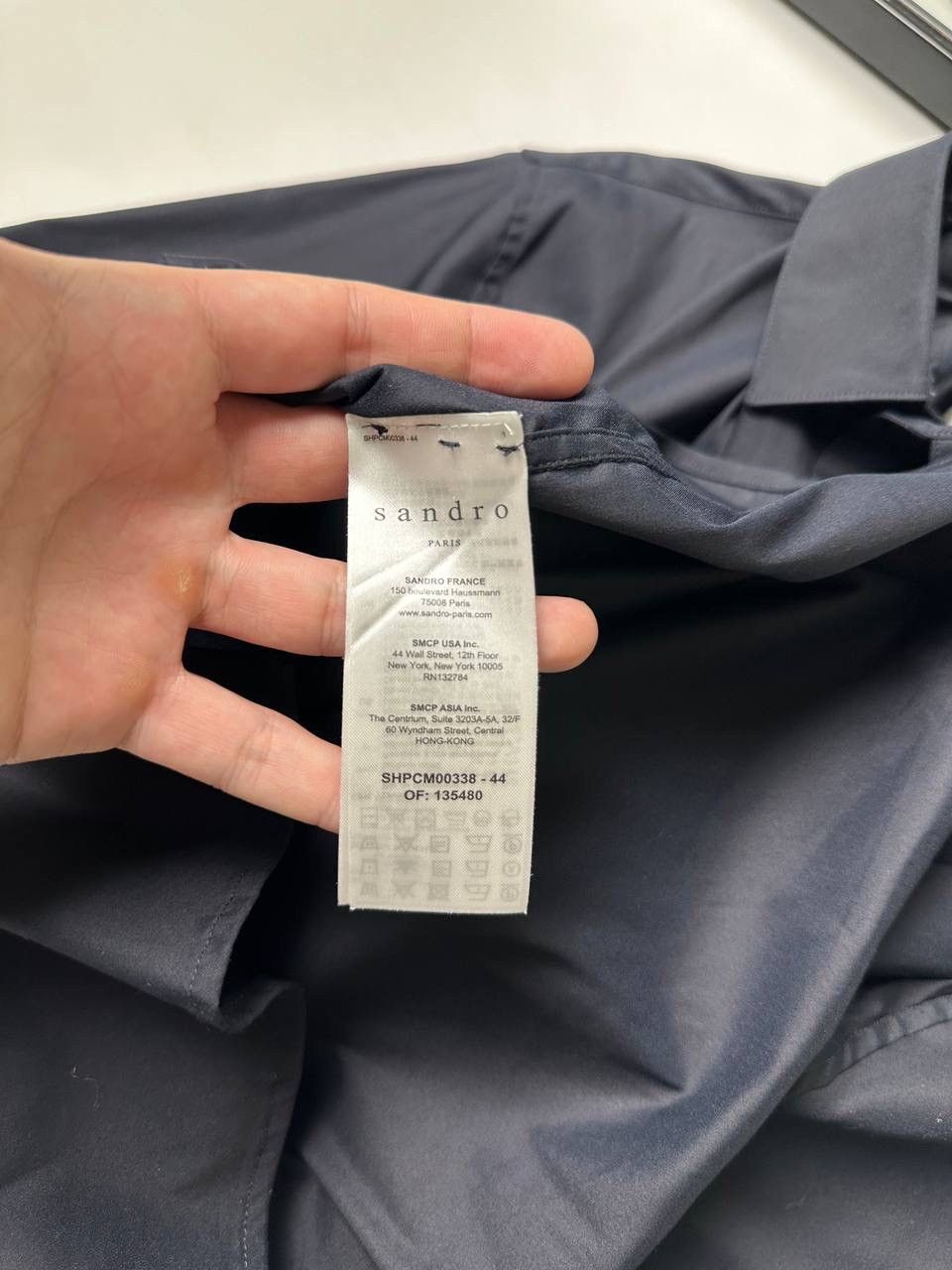 Sandro Sandro Paris Oldmoney Black Dress Oxford Shirt Button Up 🔥 Size US L / EU 52-54 / 3 - 6 Thumbnail