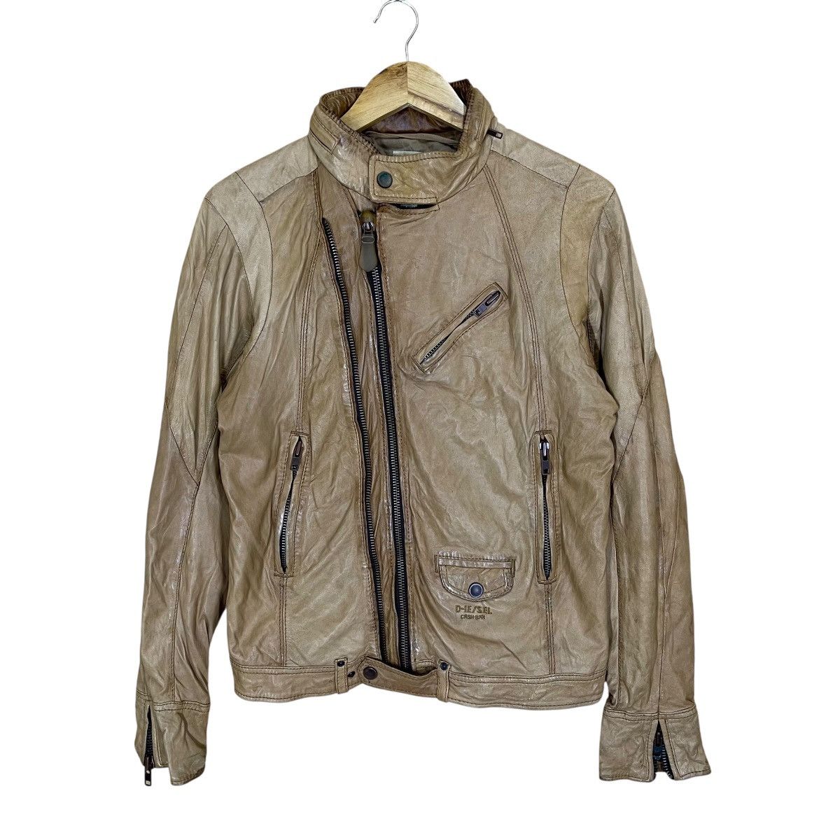 Diesel Diesel Double Zipper Leather Jacket Size Small Size US S / EU 44-46 / 1 - 1 Thumbnail