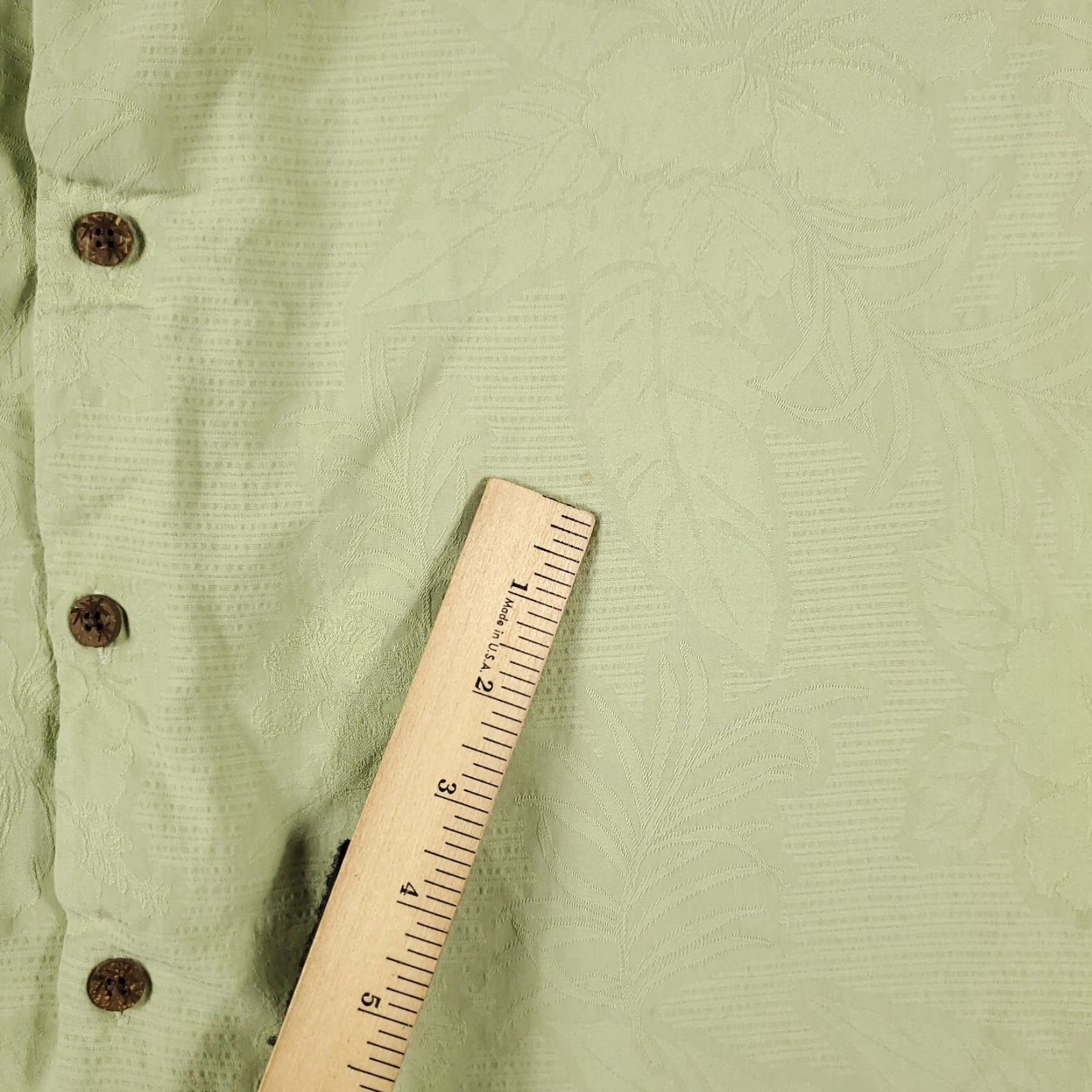 Tommy Bahama VINTAGE Tommy Bahama Shirt Mens XL Green Hawaiian Button-Up Short Sleeve Size US XL / EU 56 / 4 - 3 Thumbnail