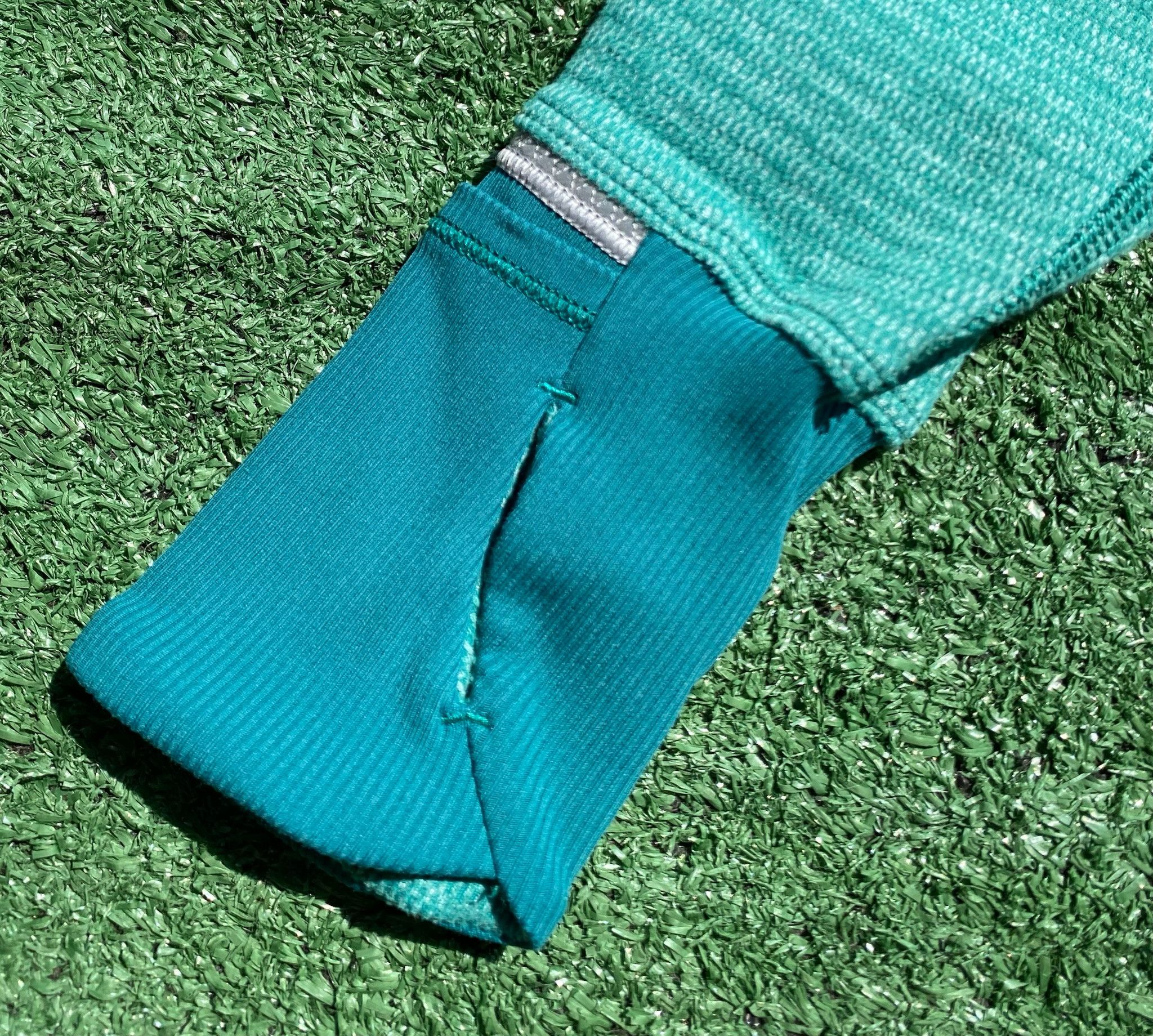 Lululemon Lululemon Runderful 1/2 Zip Green Teal Long Sleeve Shirt 4 Size S / US 4 / IT 40 - 4 Thumbnail