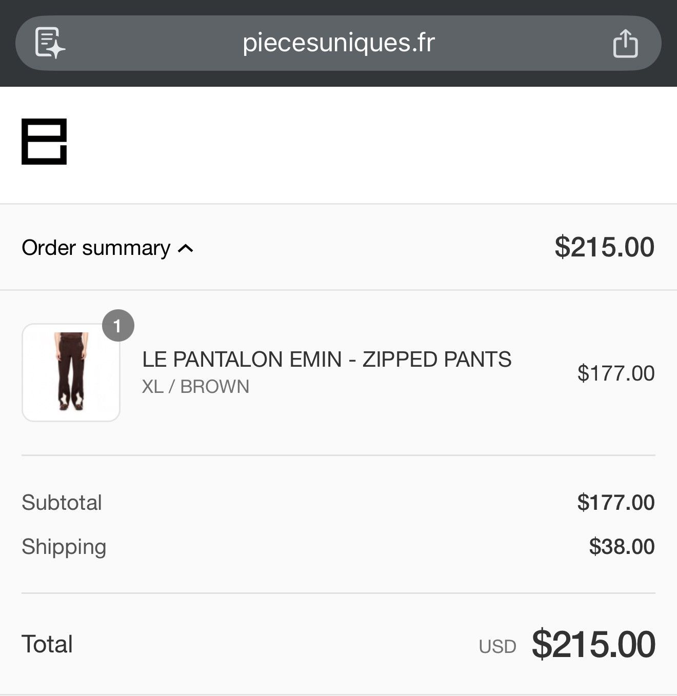 Pieces Uniques XL PIÈCES UNIQUES LE PANTALON EMIN ZIPPED PANTS Brown Zara Size US 34 / EU 50 - 2 Thumbnail