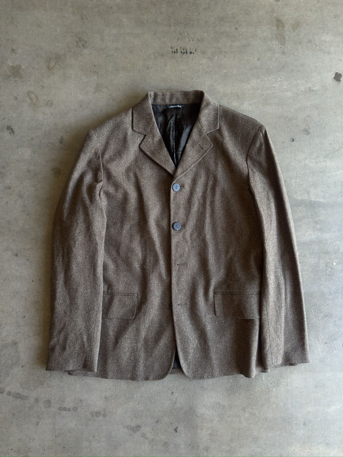 Jean Paul Gaultier F/W 1997 Jean Paul Gaultier Homme 4-Button Tweed Jacket Size 38R - 1 Thumbnail