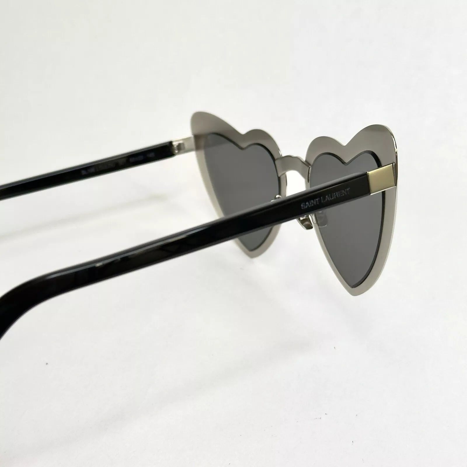 Yves Saint Laurent SAINT LAURENT LOULOU SL 196 SL196 Black Sunglasses 001 Size ONE SIZE - 4 Thumbnail
