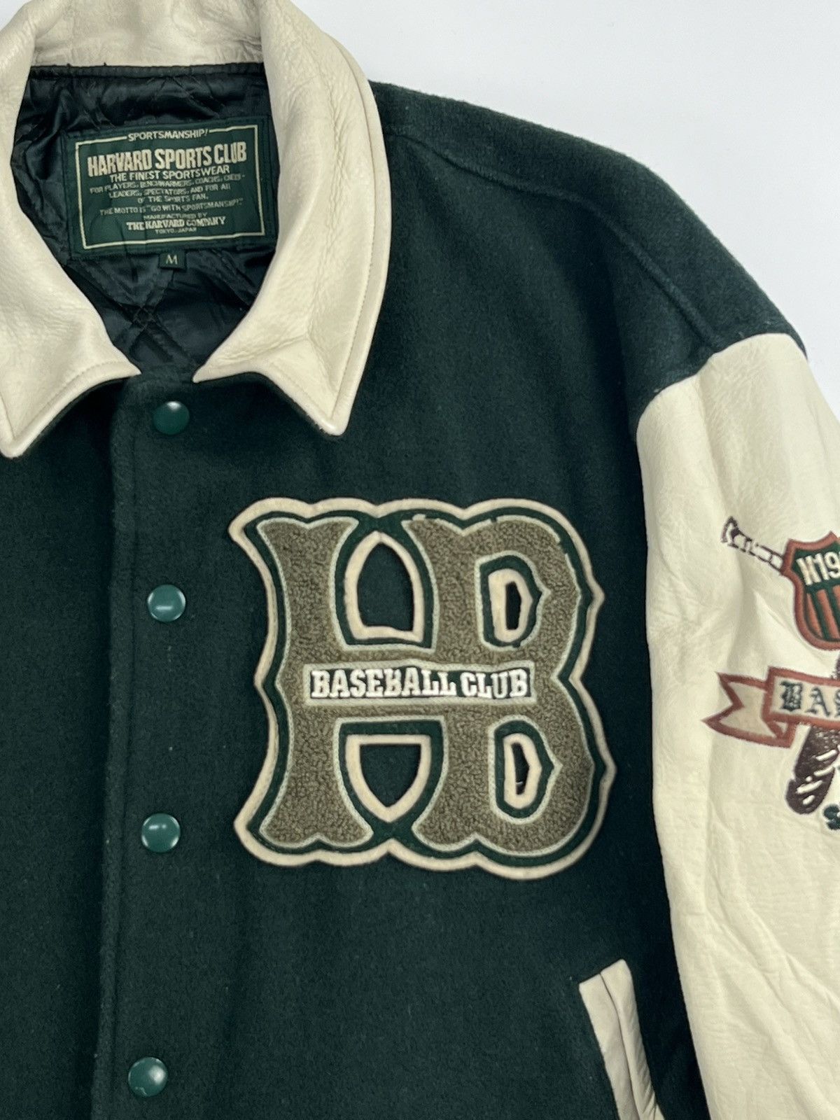 Japanese Brand VINTAGE HAVARD SPORTS CLUB VARSITY JACKET Size US M / EU 48-50 / 2 - 7 Thumbnail