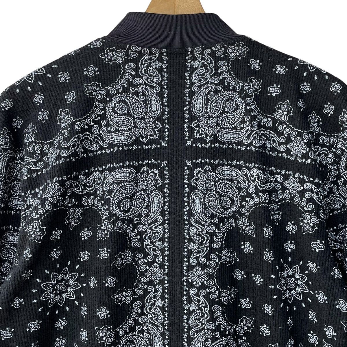 BERNINGS SHO Bernings Sho Japan Paisley Fullprint Zipup Sweater Size US M / EU 48-50 / 2 - 4 Thumbnail