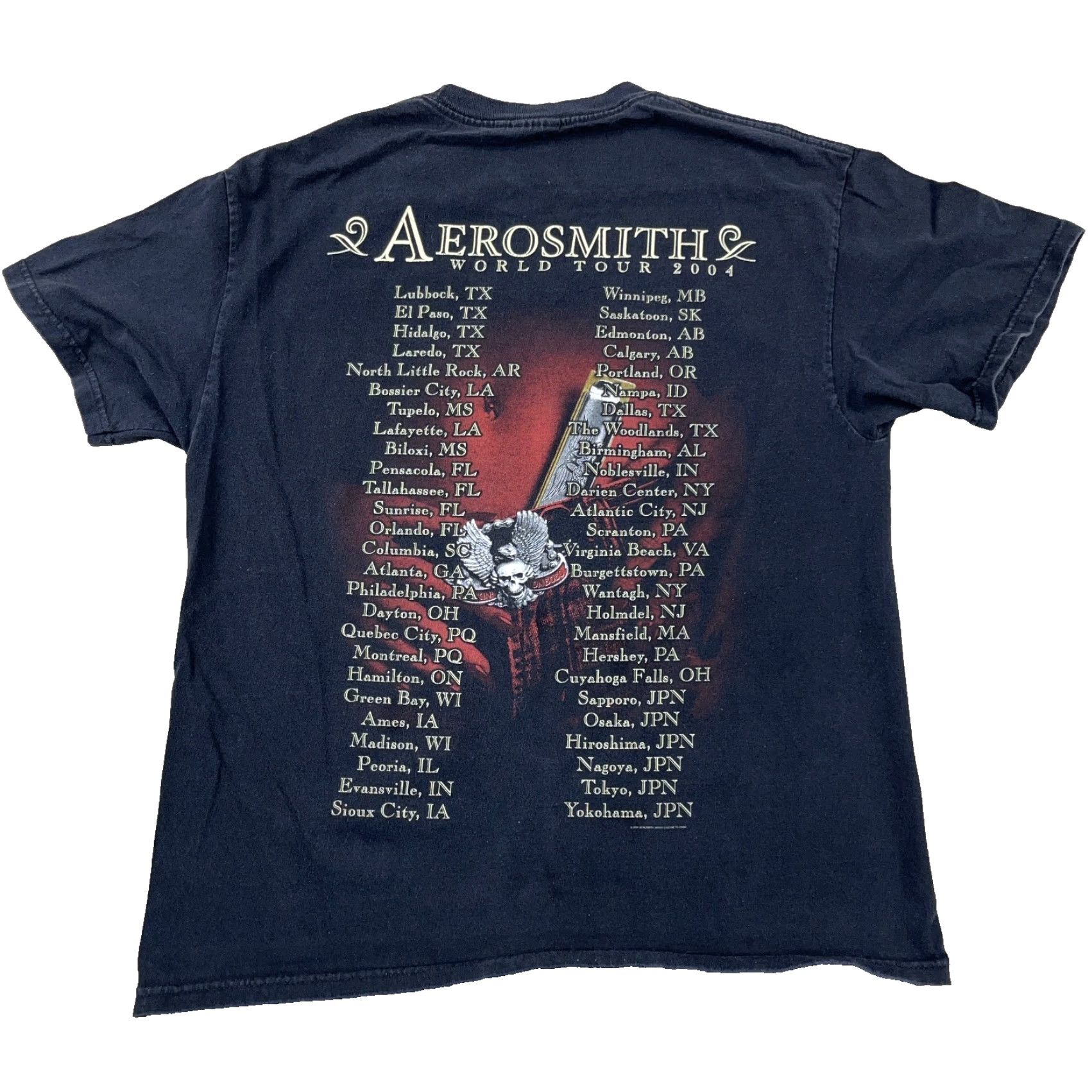 Aerosmith Vintage Aerosmith Shirt Men M Black Band Tee Concert Y2K Honkin On Bobo Mens Band Rock Tee Size US M / EU 48-50 / 2 - 2 Thumbnail