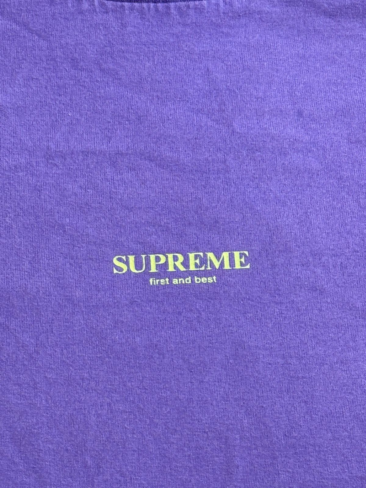 Supreme Supreme First And Best Tee Size US M / EU 48-50 / 2 - 3 Thumbnail