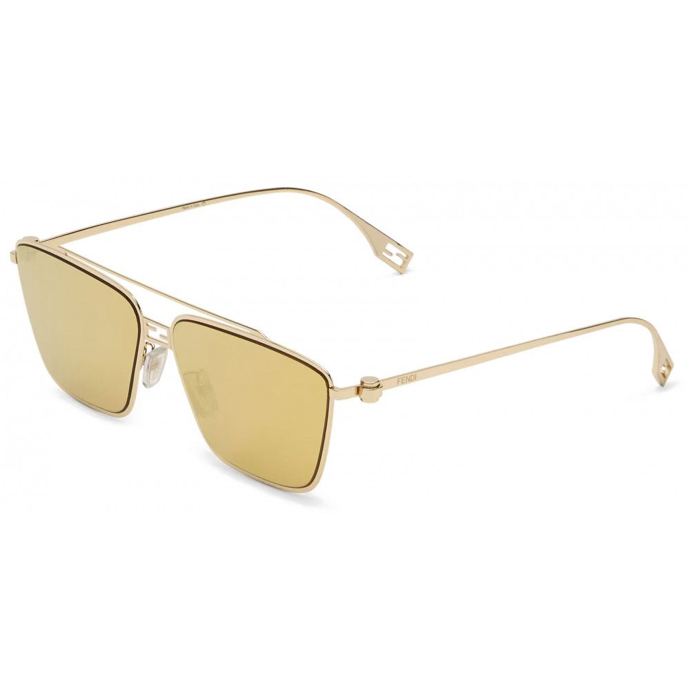 Fendi o1s1wg111224 Size: OS / Baguette Sunglasses in Gold Size ONE SIZE - 2 Thumbnail