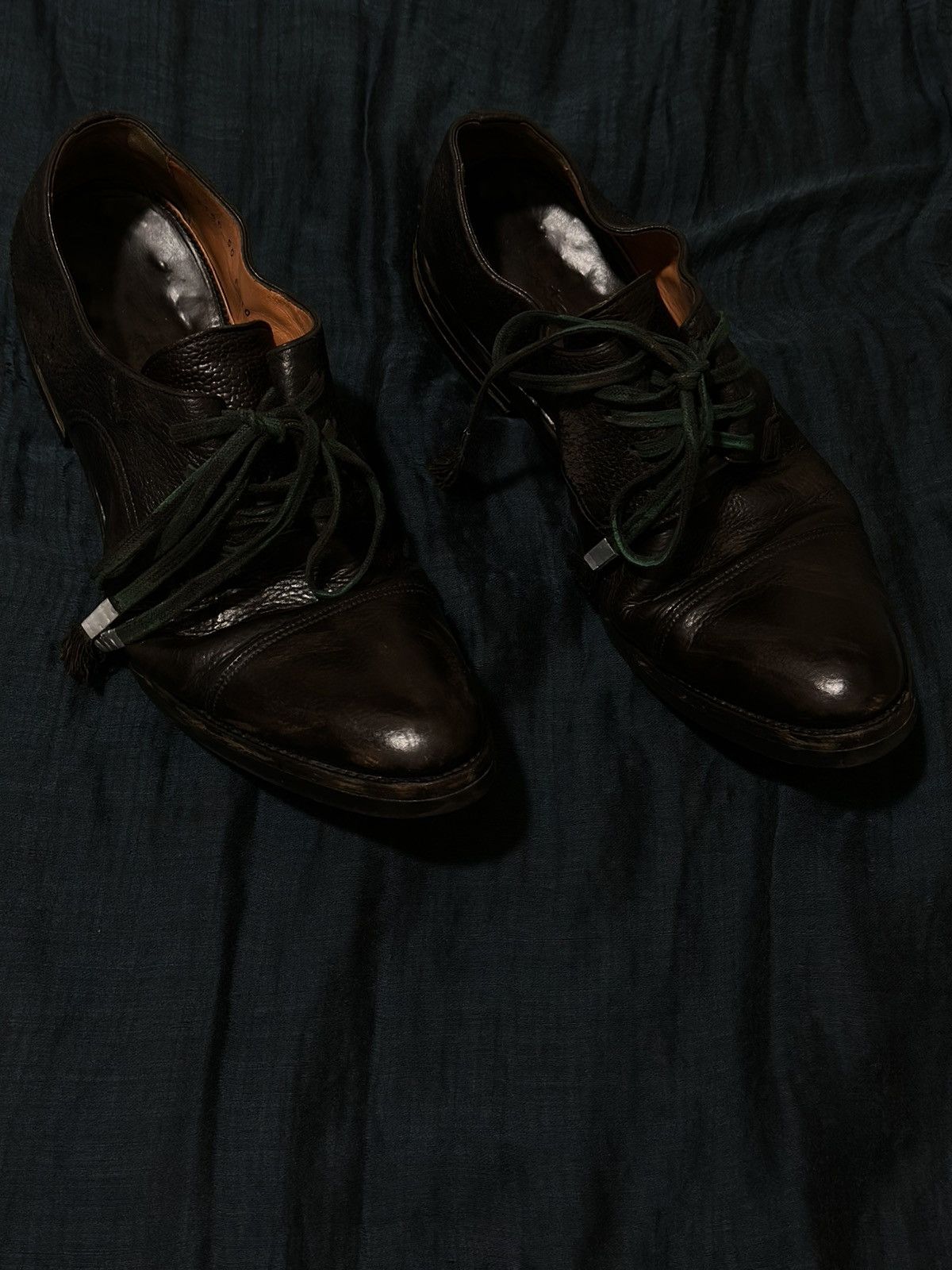 Santoni Carol Christian poell style !Santoni Goodyear- leather shoes Size US 10.5 / EU 43-44 - 4 Thumbnail