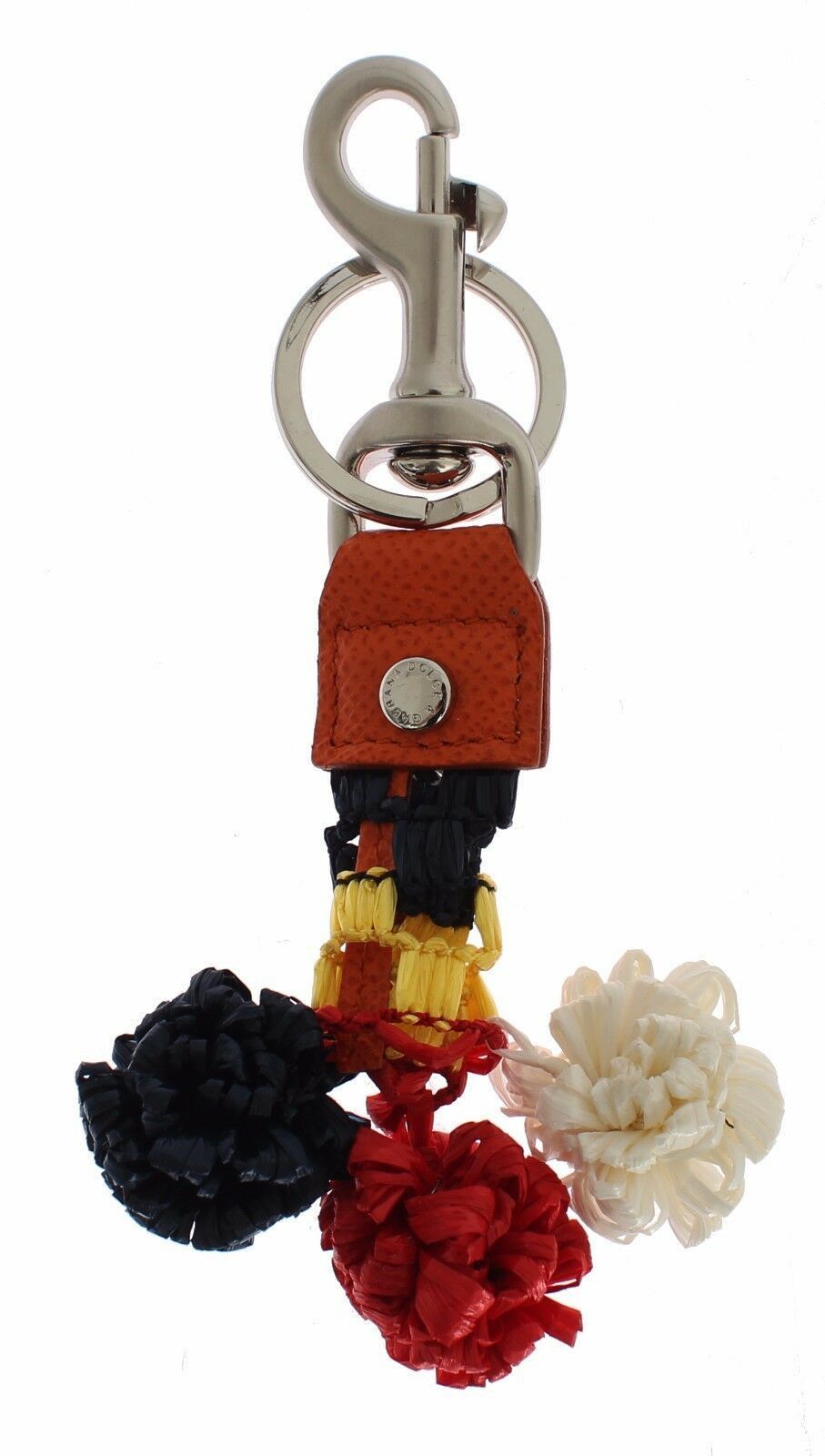 Dolce & Gabbana Sicilian Raffia Charm Women's Keyring Size ONE SIZE - 1 Thumbnail