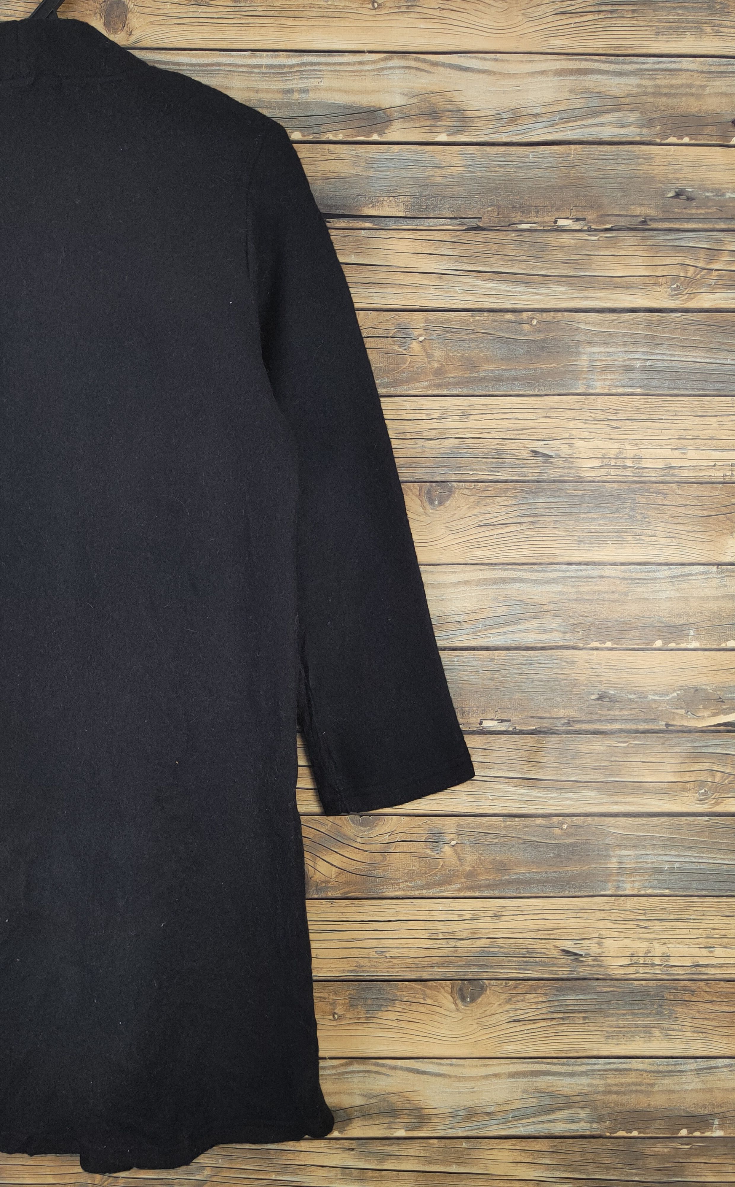 Japanese Brand × Vintage Avant garde fashion by Park Girl Black Long Cardigan Size M / US 6-8 / IT 42-44 - 9 Thumbnail