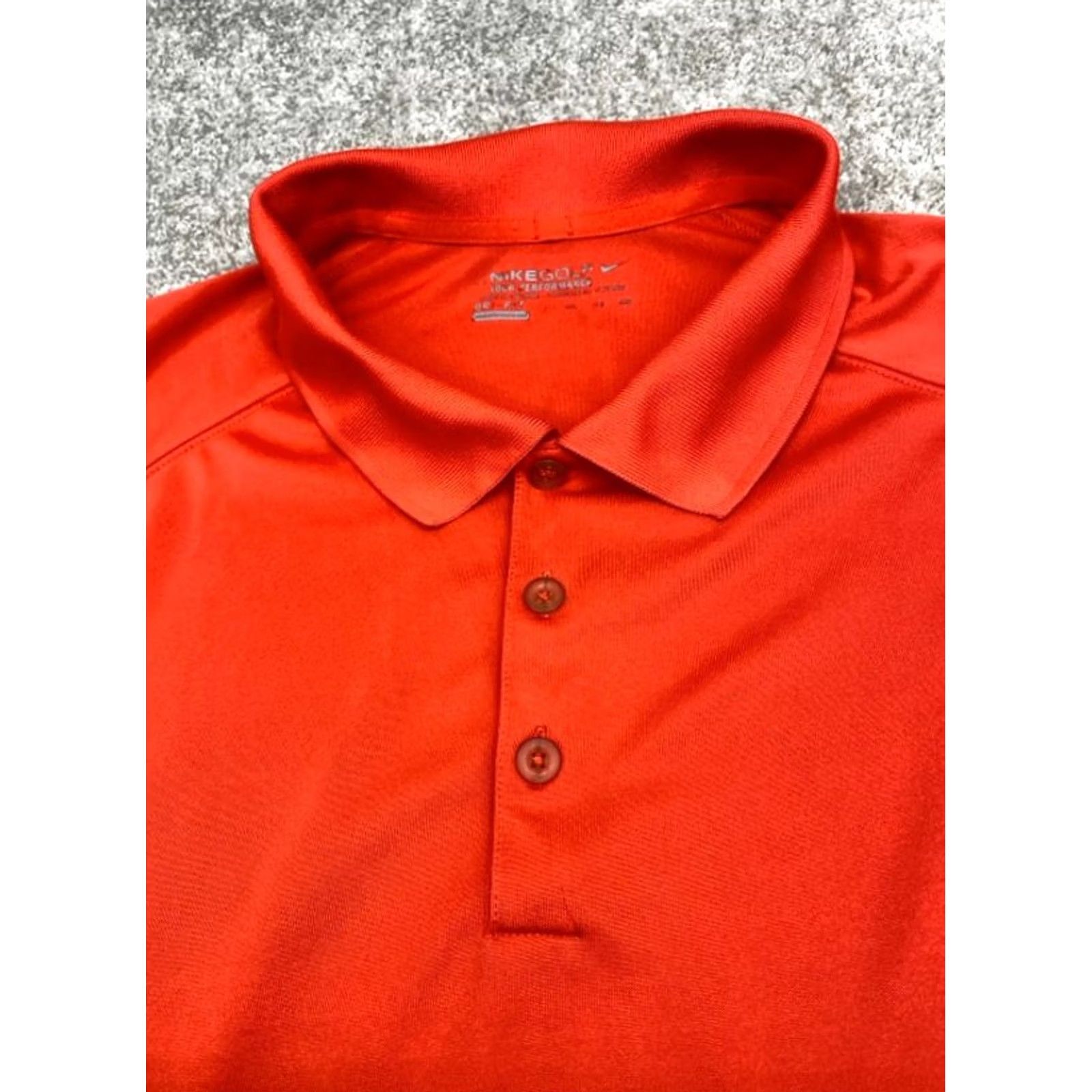 Nike Nike Golf Polo Shirt Tour Performance Dri-Fit Men's 2XL Short Sleeve Orange 5471 Size US XXL / EU 58 / 5 - 2 Thumbnail