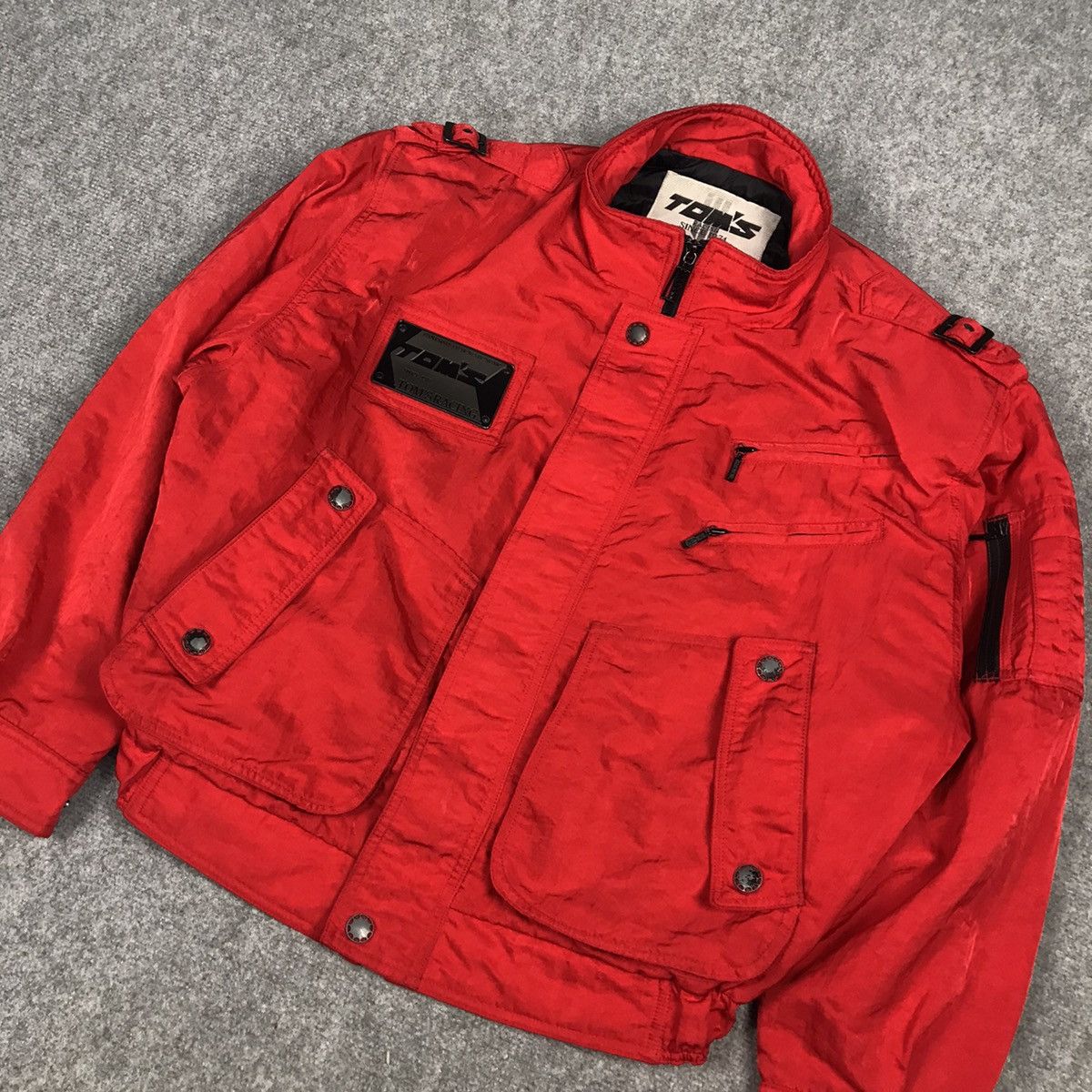 Sports Specialties VINTAGE TOM’S RACING JAPANESE BOMBER RED JACKET Size US M / EU 48-50 / 2 - 2 Thumbnail