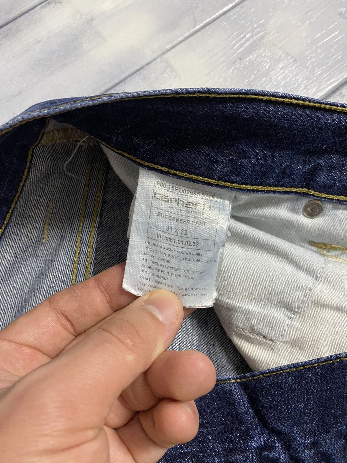 Carhartt Rare Vintage Pants Denim Jeans Carhartt y2k style. Size US 31 - 10 Thumbnail