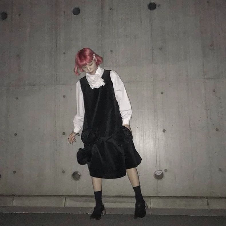 Comme des Garcons Comme Des Garcons Three-dimensional rose quilted dress Size S / US 4 / IT 40 - 6 Thumbnail