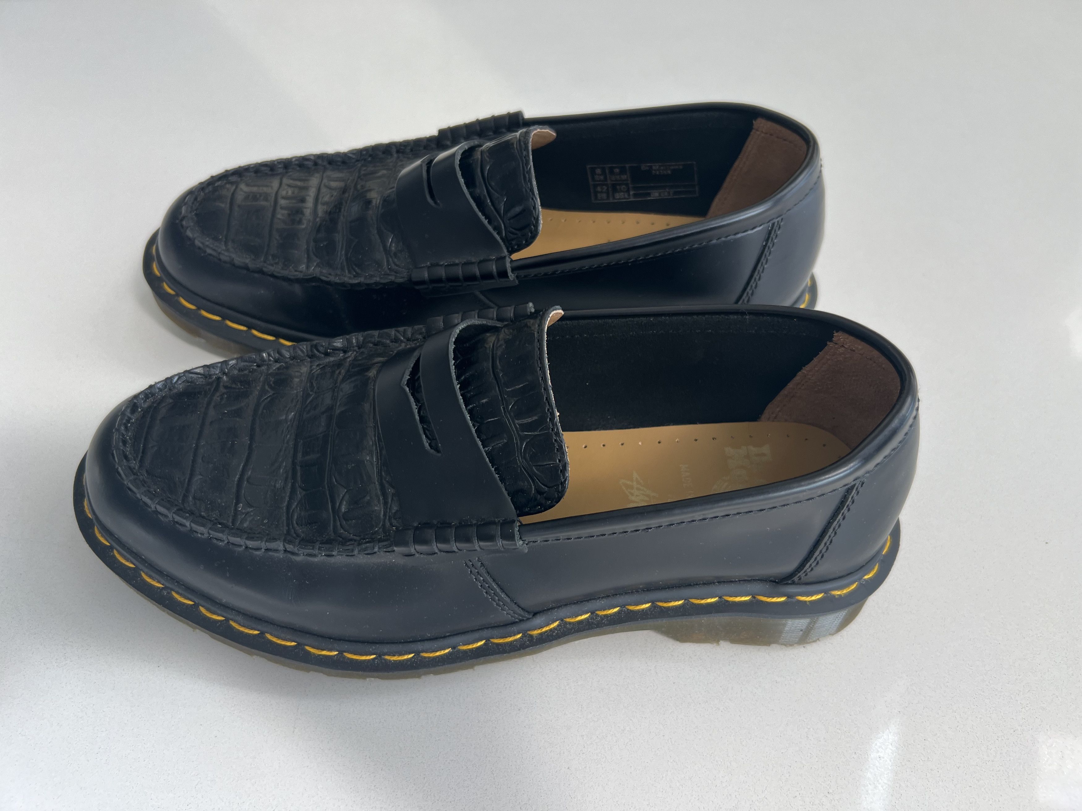 image of Stussy X Dr.martens Shoes in Black, Men's (Size 9)