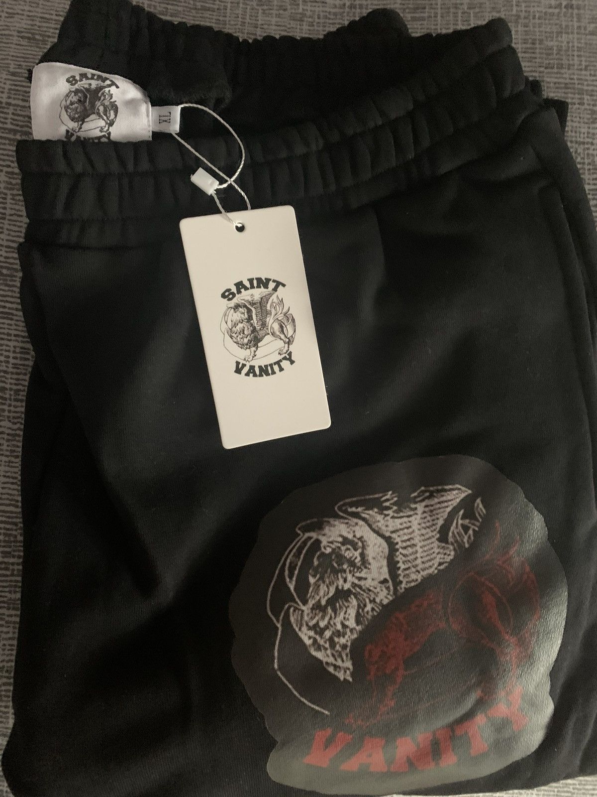 Saint Vanity Saint Vanity, Bred Varsity Sweatpants XL Size US 36 / EU 52 - 7 Thumbnail