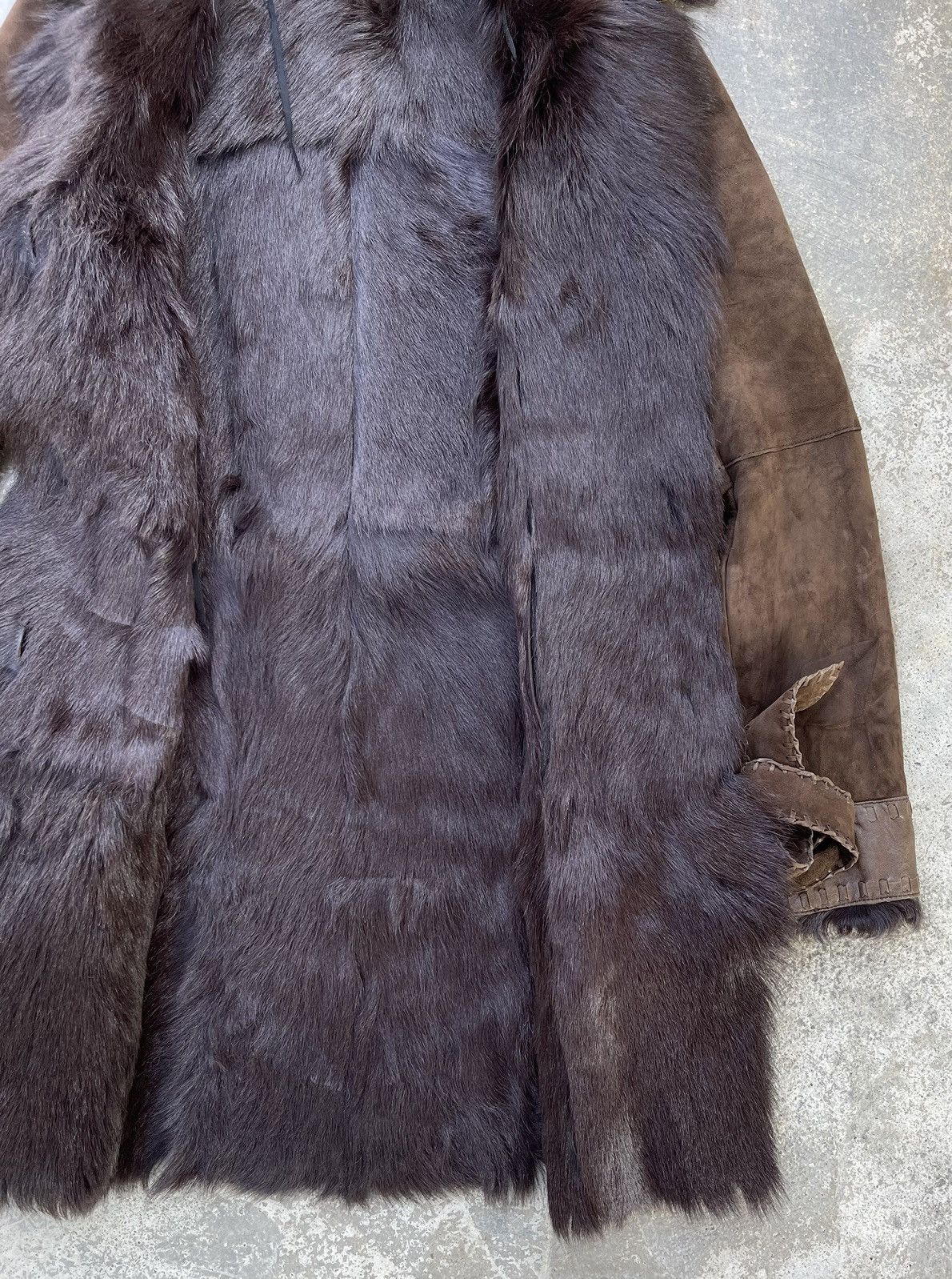 Burberry 🔥BURBERRY BLUE LABEL FAUX FUR LINING SHEEPSKIN LEATHER COAT Size S / US 4 / IT 40 - 18 Thumbnail