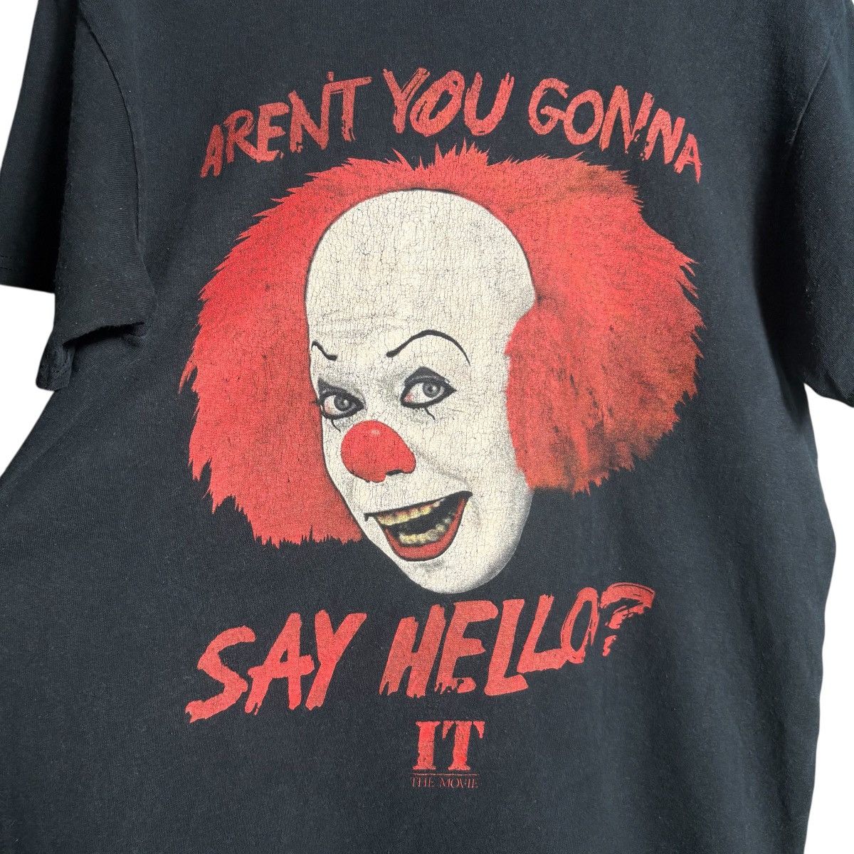 Vintage IT Horror Movie T-Shirt / Clown Pennywise Size US M / EU 48-50 / 2 - 2 Thumbnail