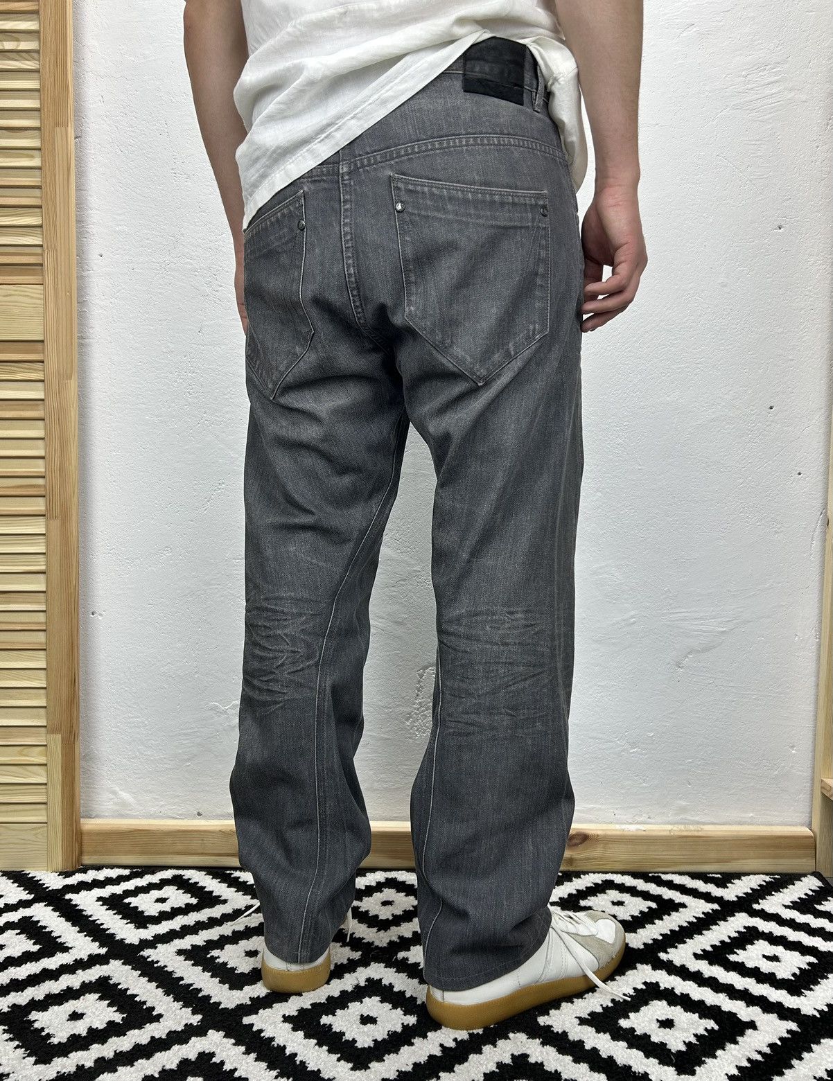 Allsaints AllSaints Men’s Grey Denim jeans size 32 Size US 33 - 2 Thumbnail