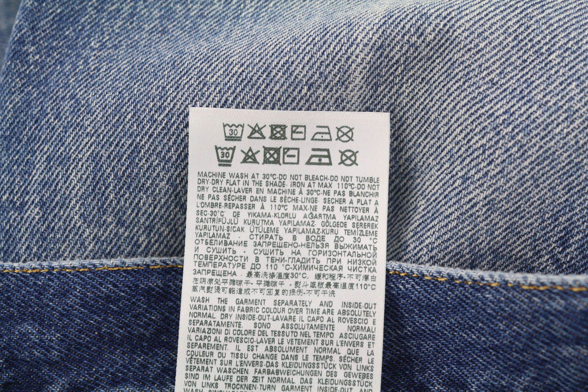 Diesel D-MACS 09A25 W30/L30 Straight Washed Denim 40450 Size US 30 / EU 46 - 11 Thumbnail