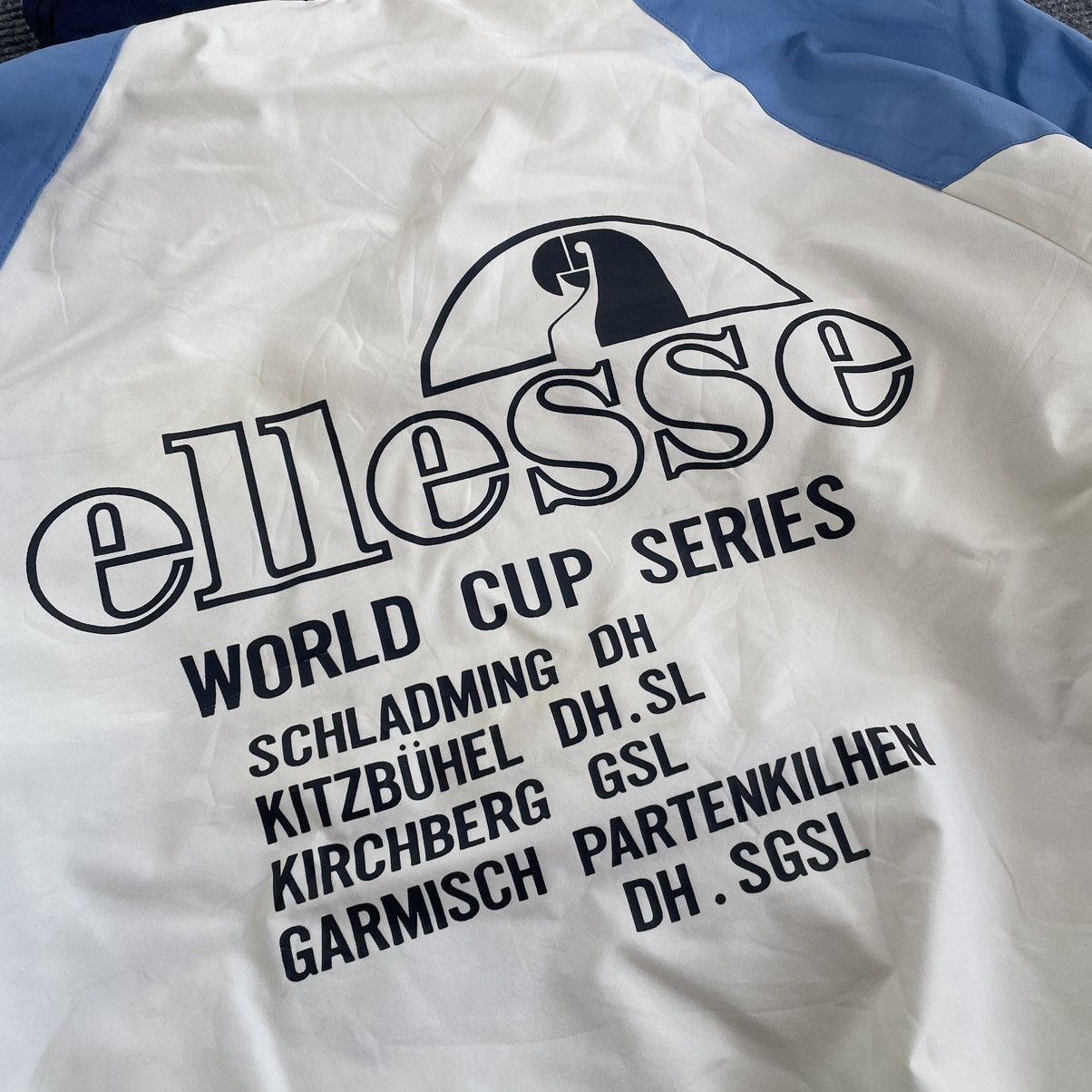 Ellesse Vintage 90s Ellesse Anorak Nylon Jacket Big Logo Size US S / EU 44-46 / 1 - 2 Thumbnail