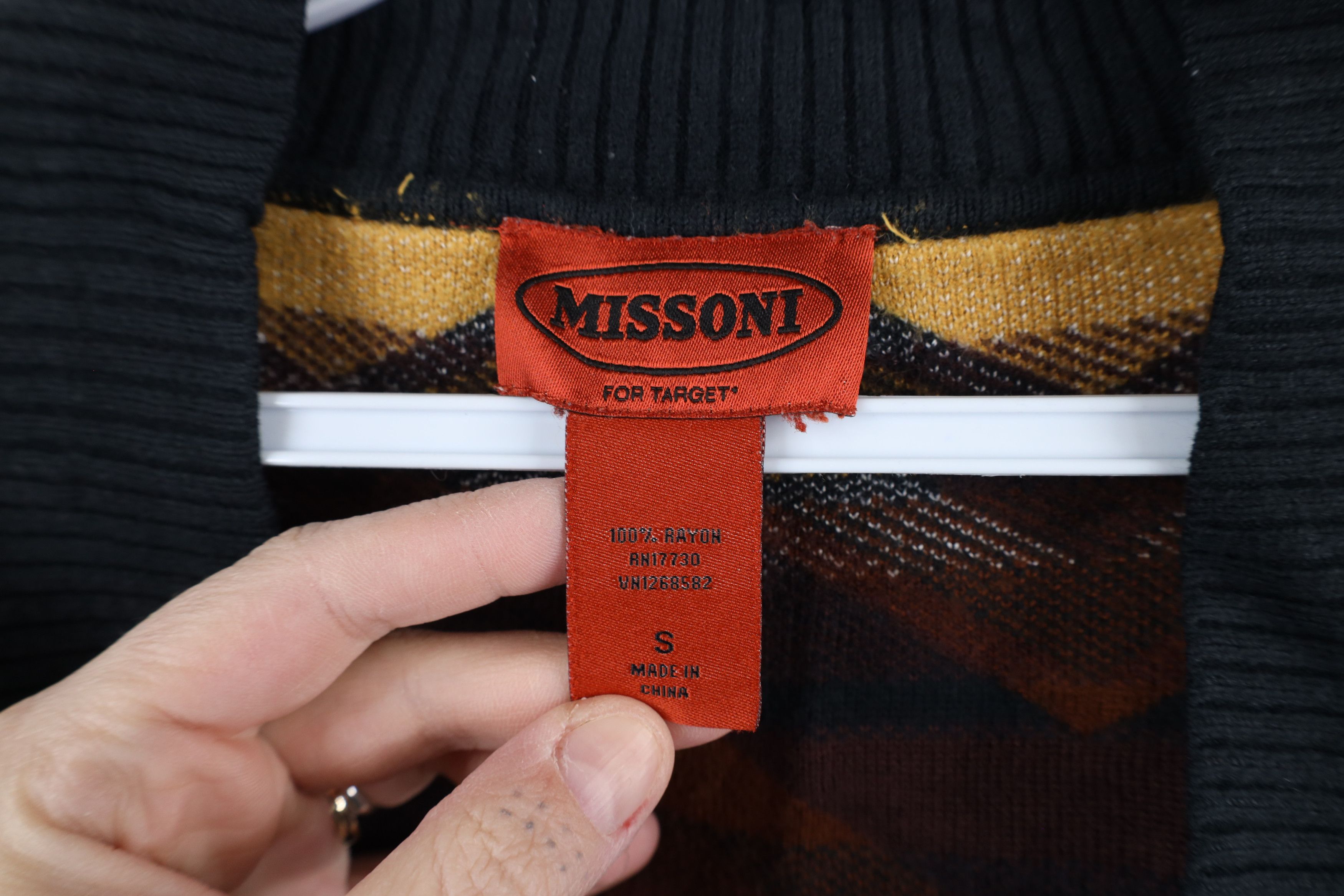 Missoni × Vintage Missoni For Target Zig Zag Knit Open Front Cardigan Sweater Size S / US 4 / IT 40 - 7 Thumbnail