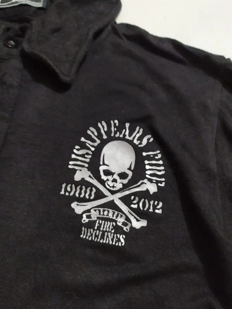 Japanese Brand Beast Japan Skull Sparkling Shirt Stretch Punk Bondage Size US S / EU 44-46 / 1 - 4 Thumbnail
