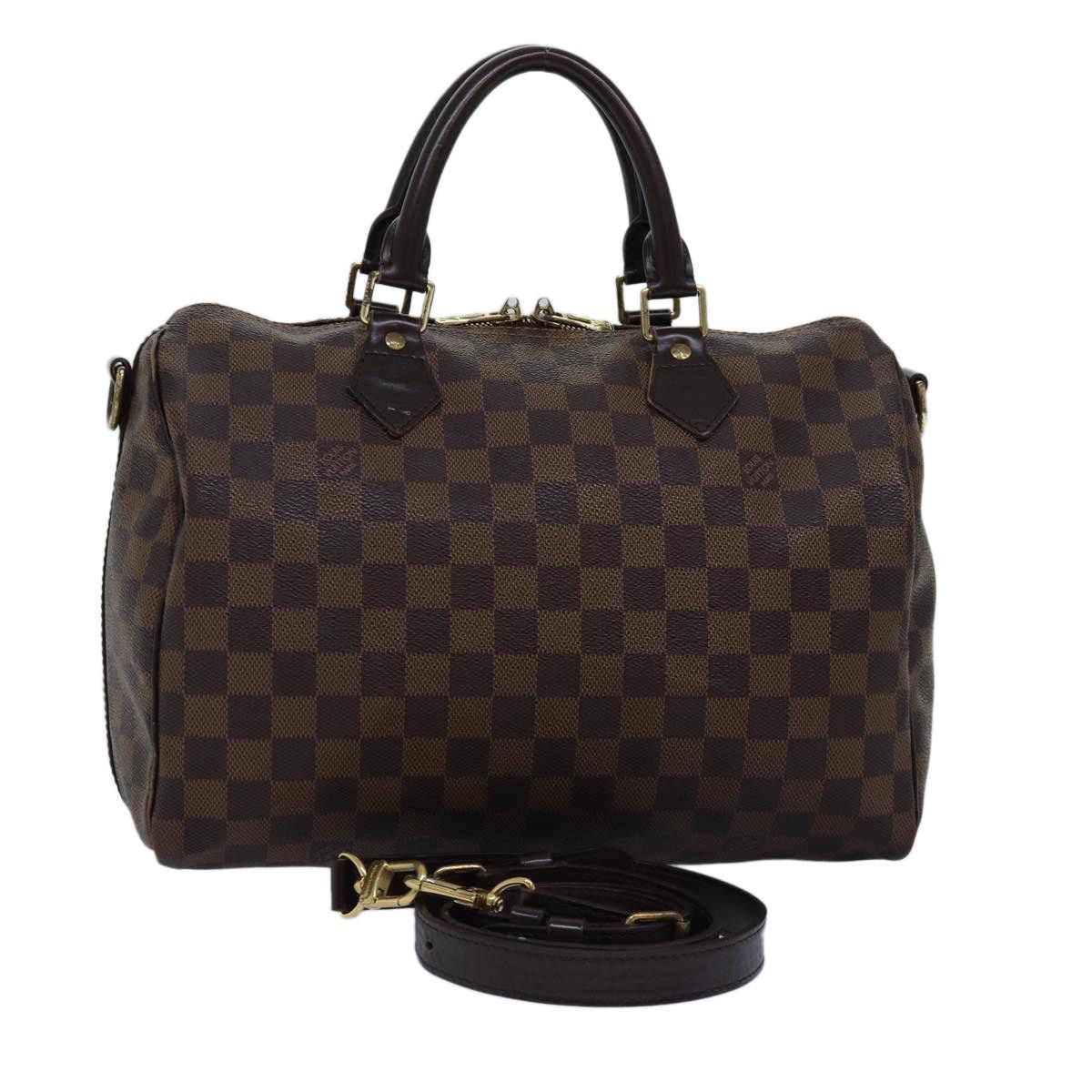 Louis Vuitton LOUIS VUITTON Damier Ebene Speedy Bandouliere 30 Hand Bag Size ONE SIZE - 1 Thumbnail