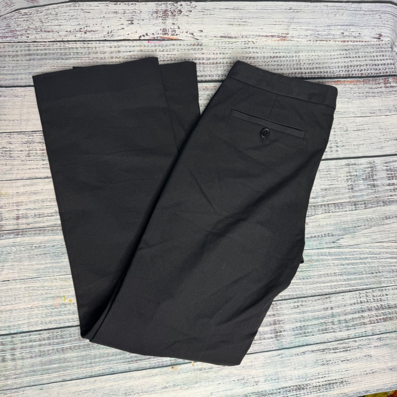 Theory Theory Black Dress Pants 4 Tailored Trouser Classic Workwear Size 27" / US 4 / IT 40 - 3 Thumbnail