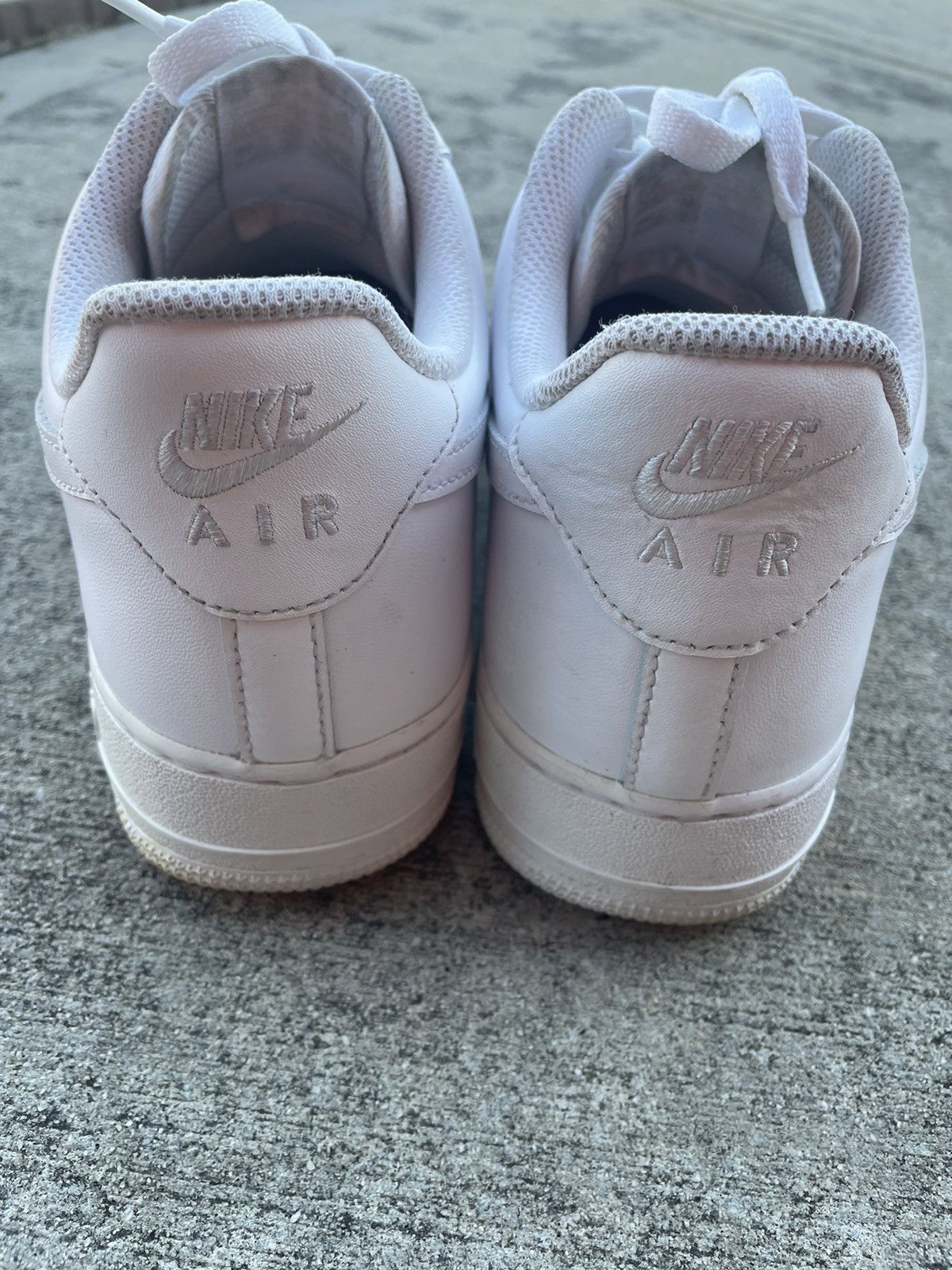 Nike White Nike Air Force 1s Size US 11 / EU 44 - 6 Thumbnail