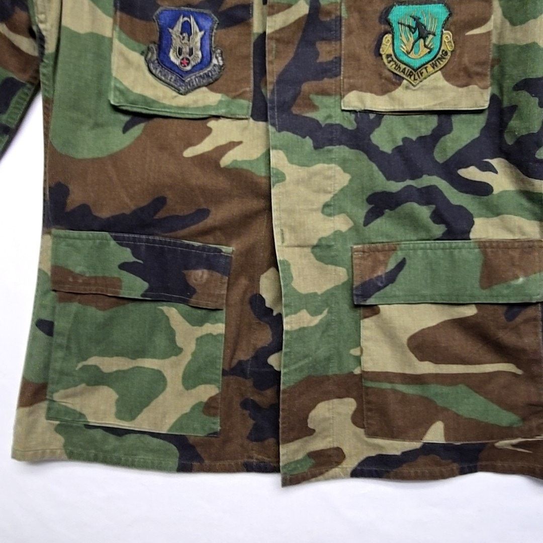 Vintage Vintage US Air Force Camo Woodland Combat Jacket Military S Size US S / EU 44-46 / 1 - 3 Thumbnail