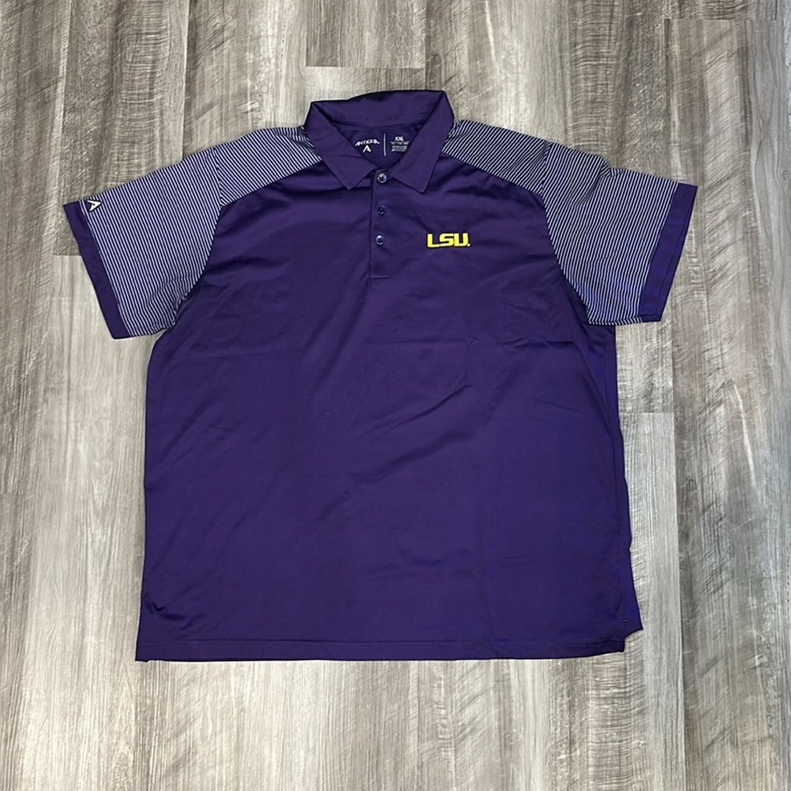 Antigua LSU Tigers Antigua Polo - 2XL Size US XXL / EU 58 / 5 - 2 Thumbnail