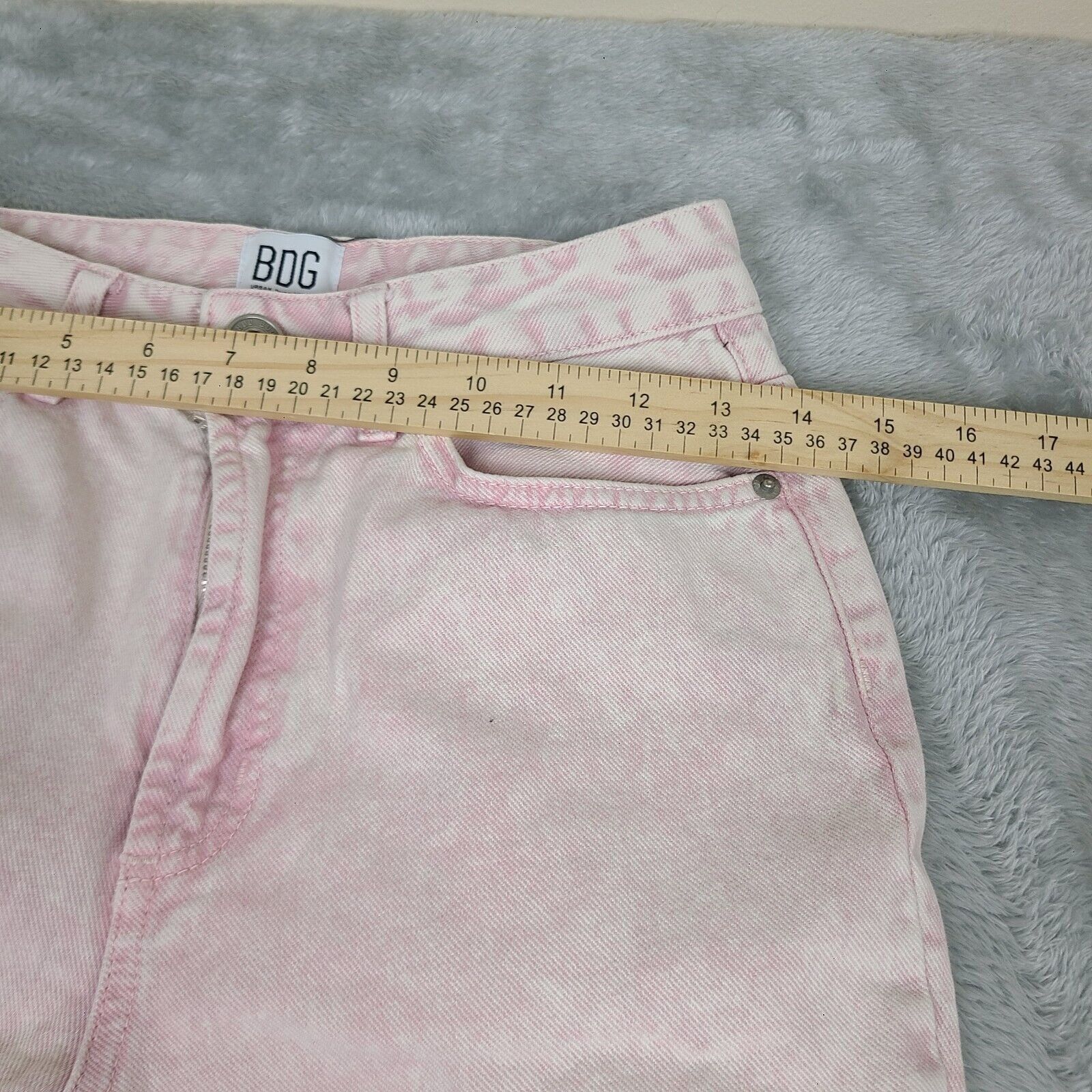 Urban Outfitters BDG urban outfitters Mom Jeans Womens size W25 pink acid was Size 25" / US 0 / IT 36 - 4 Thumbnail