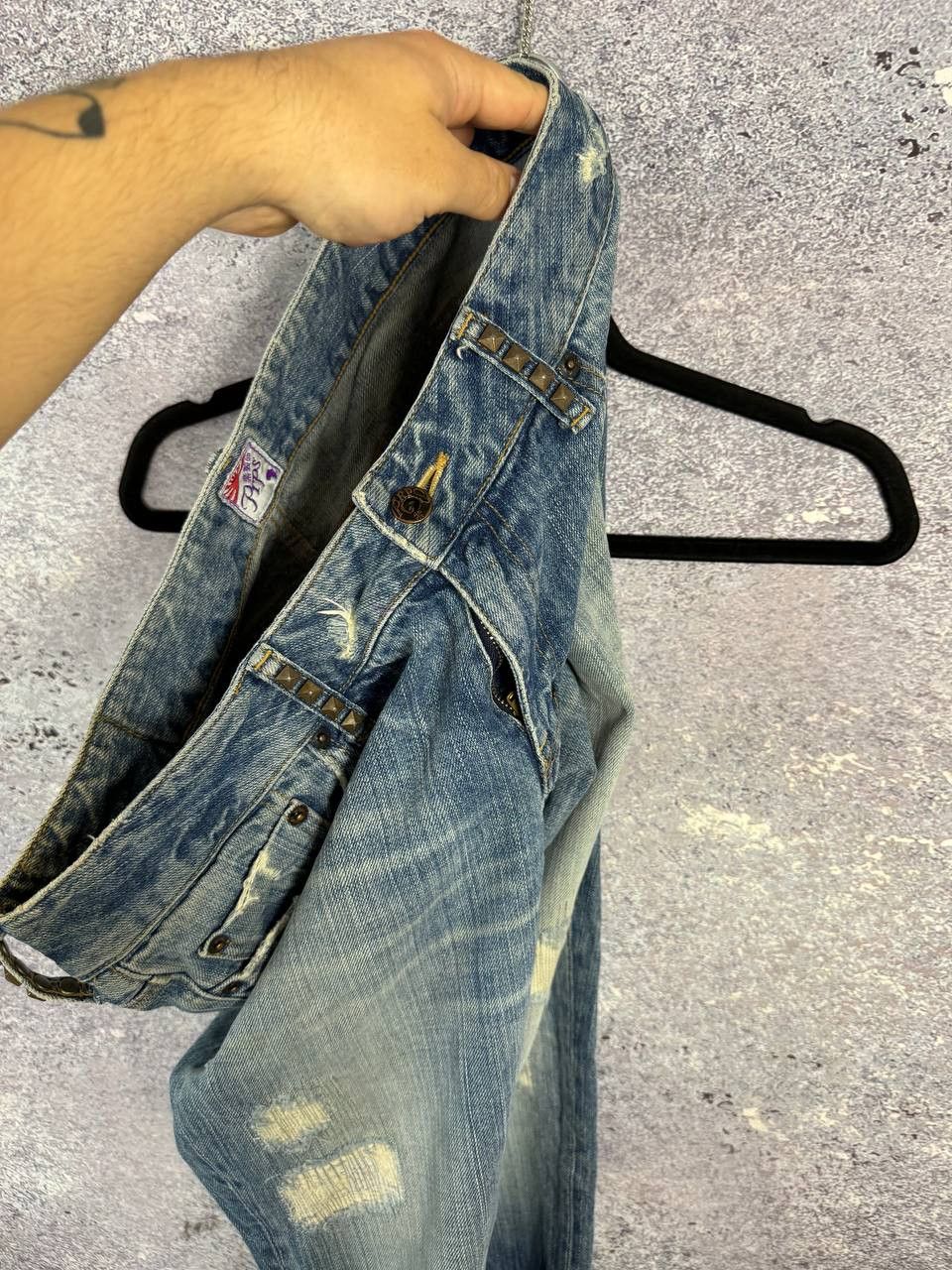 Japanese Brand × Prps × Vintage PRPS JAPAN DENIM VINTAGE PURPLE LABEL IMPALA JEANS DSTD Size 30" / US 8 / IT 44 - 24 Thumbnail