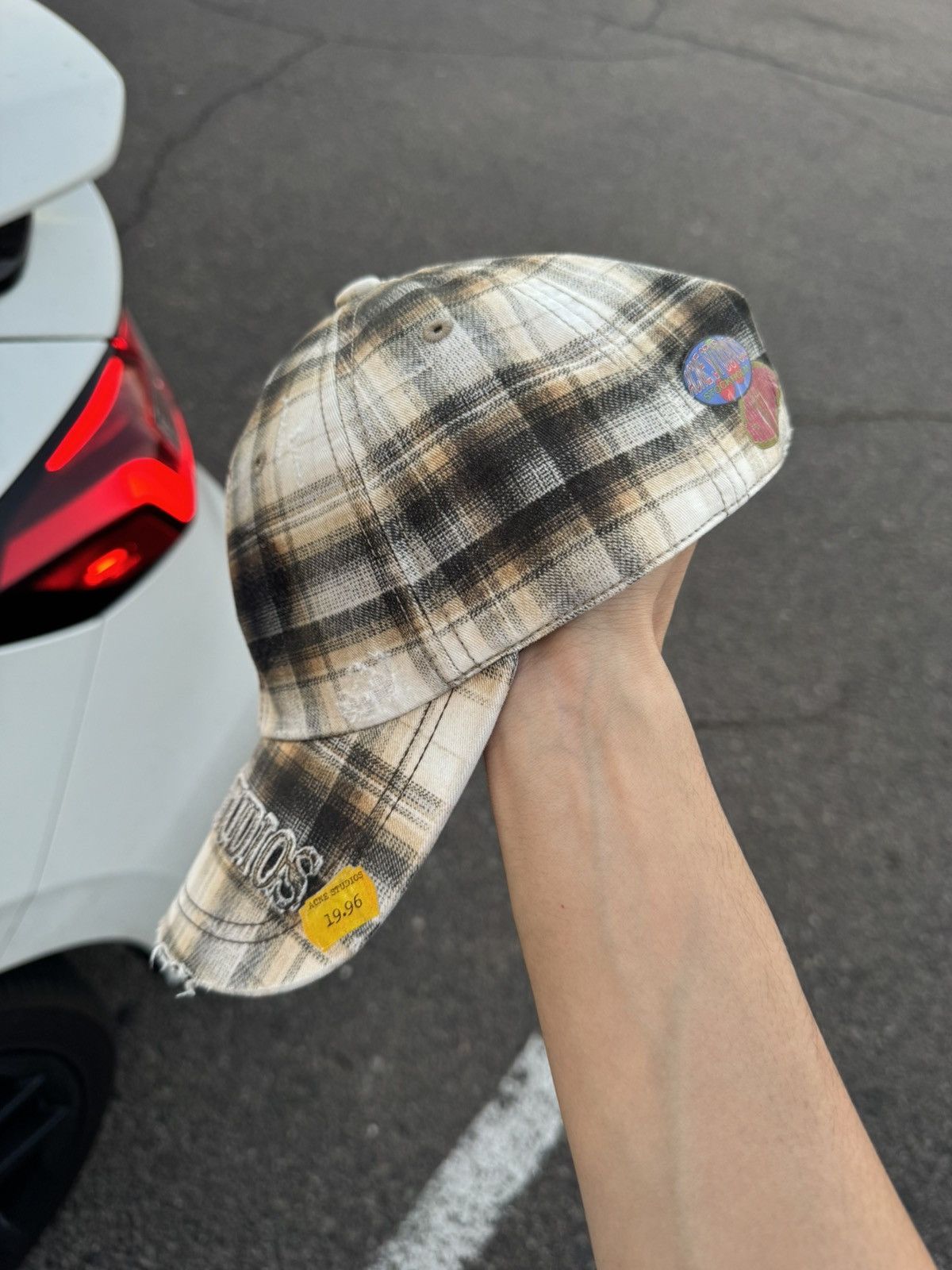Acne Studios Acne Studios plaid hat Size ONE SIZE - 2 Thumbnail