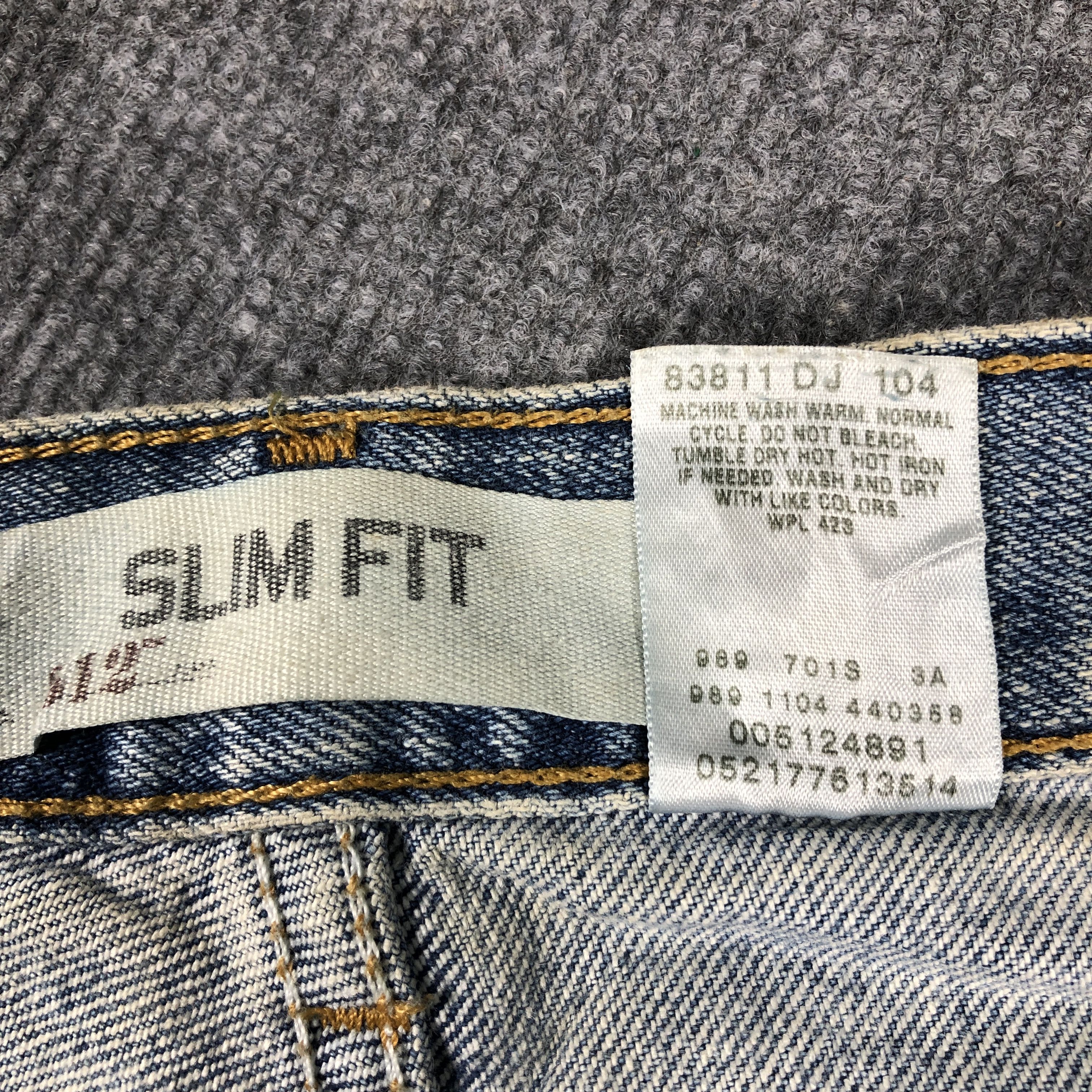 Levi's × Vintage Vintage Levis 512 Slim Fit Jeans L722 Size US 32 / EU 48 - 10 Thumbnail