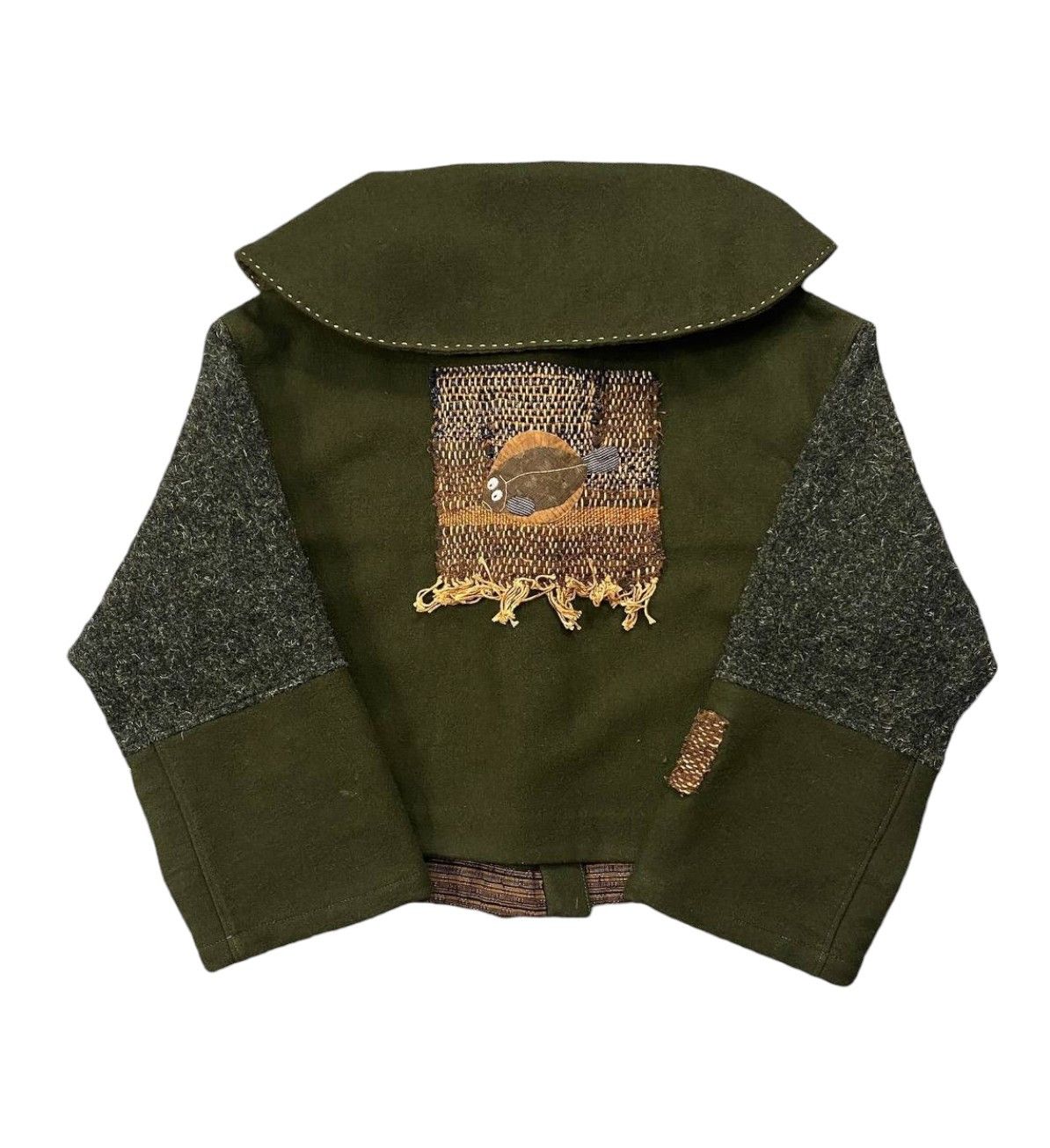 Japanese Brand ARCHIVE JAPANESE NO BRAND NO NAME CROP WOOL JACKET Size US M / EU 48-50 / 2 - 2 Thumbnail