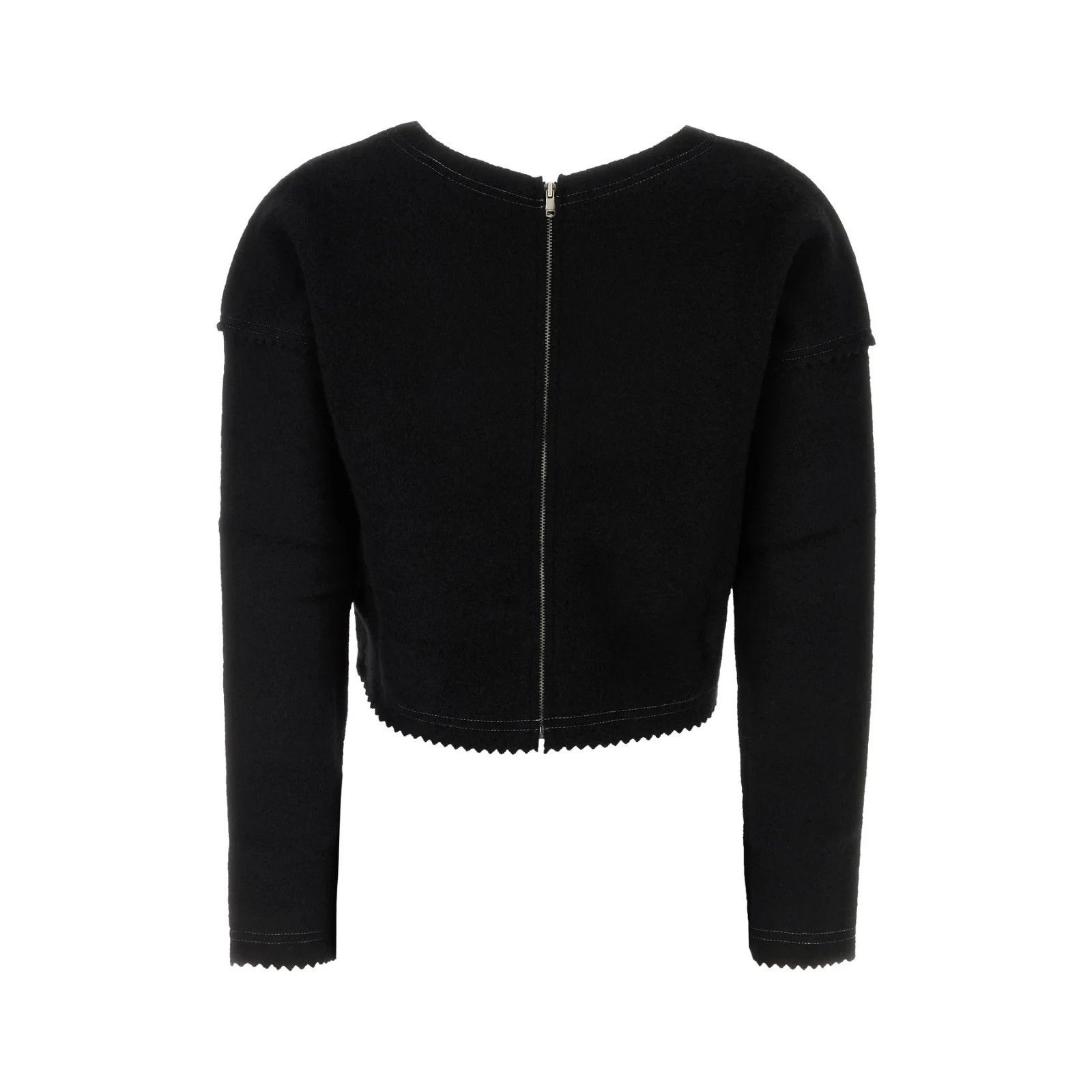 Max Mara MAX MARA Crespo Black Wool Blend Sweater New & Authentic (Wo Size M / US 6-8 / IT 42-44 - 2 Thumbnail