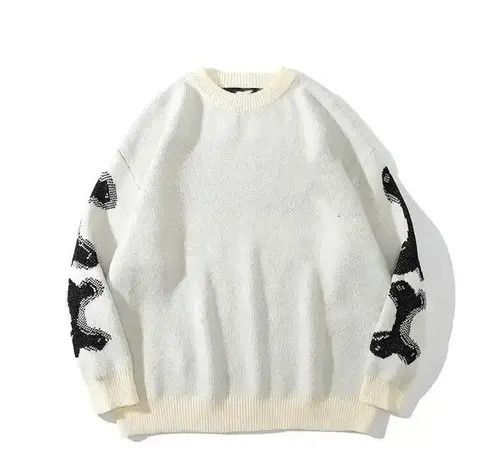 Holden Outerwear Oversized Skeleton Bone Printed Knitted Sweaters Size US L / EU 52-54 / 3 - 3 Thumbnail