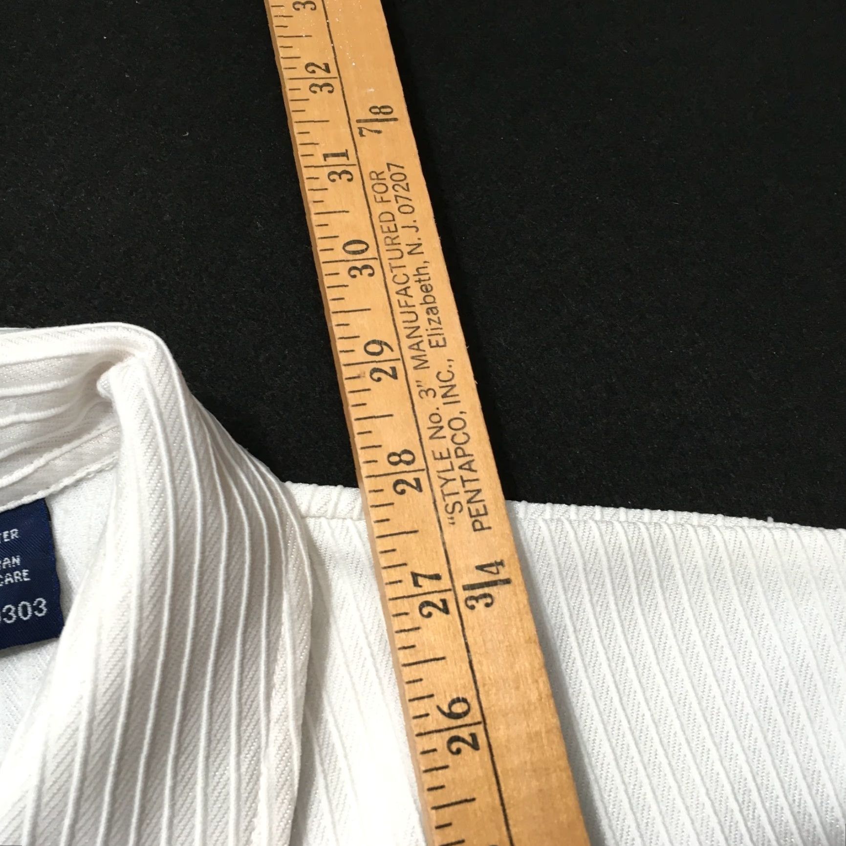 Blair VINTAGE John Blair Shirt Mens L White Disco Zip Front Short Sleeve Polo 100% Polyester Size US L / EU 52-54 / 3 - 5 Thumbnail