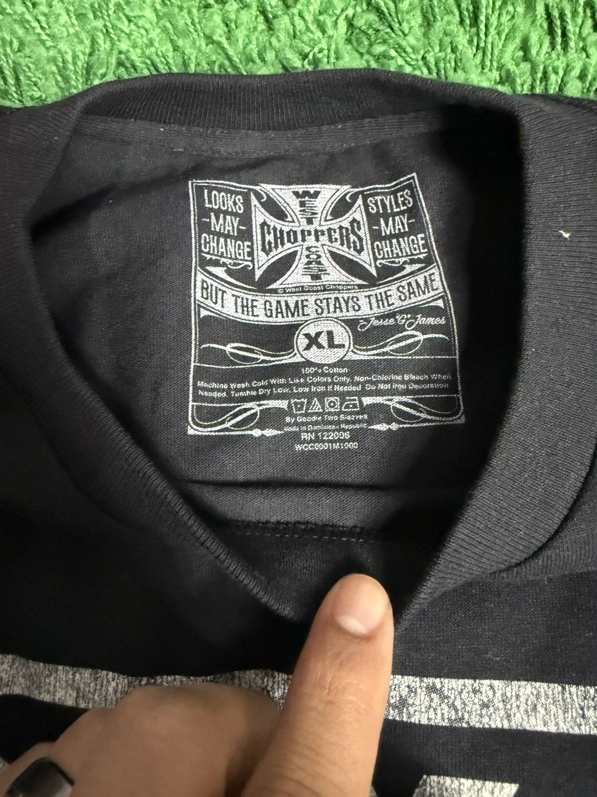 Vintage × West Coast Choppers West Coast Choppers Distress Logo size XL NEW Size US XL / EU 56 / 4 - 2 Thumbnail