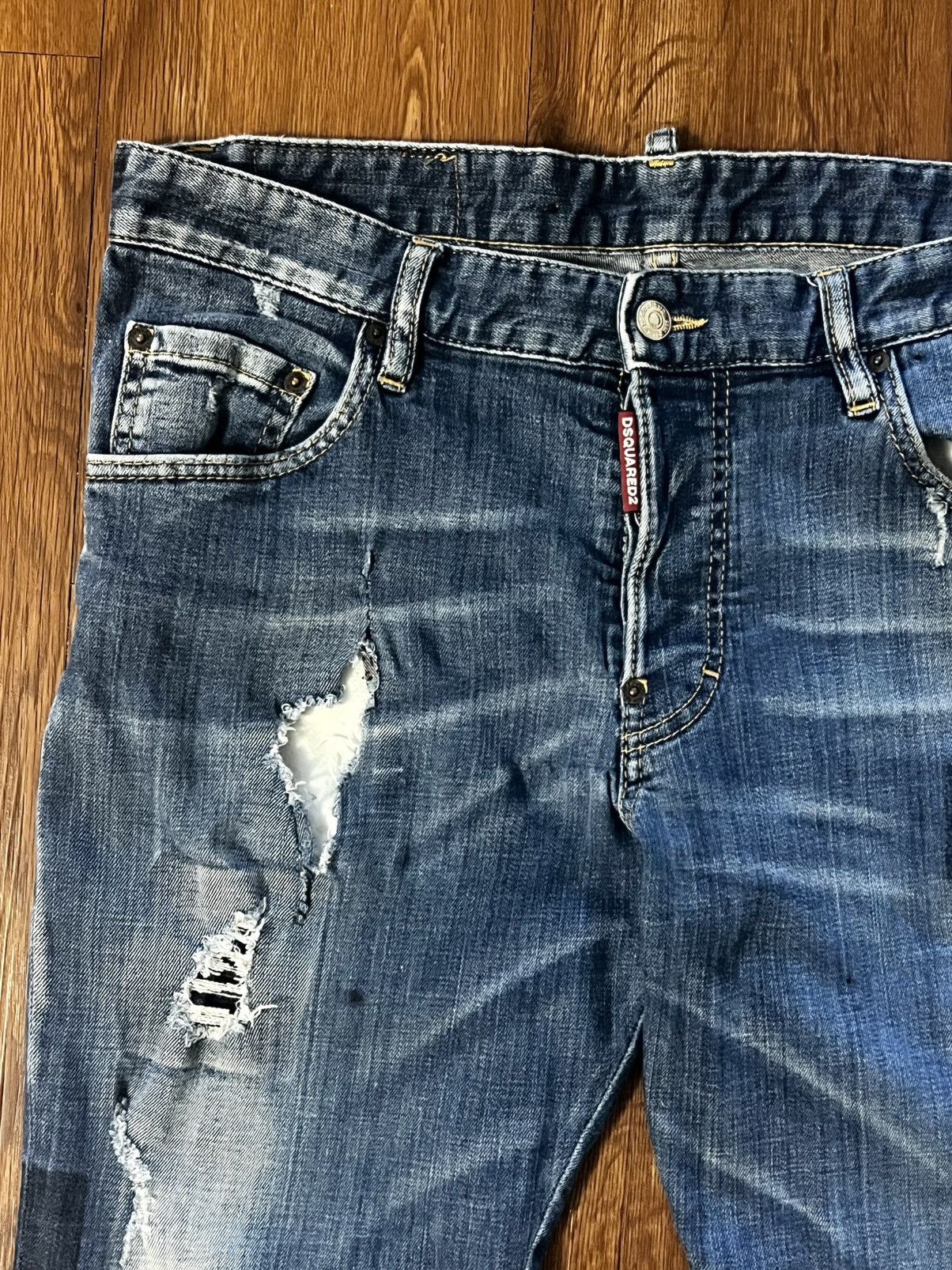 Dsquared2 Dsquared2 Skater Jeans –Made in Italy (Size 52) fits like 34 Size US 34 / EU 50 - 4 Thumbnail