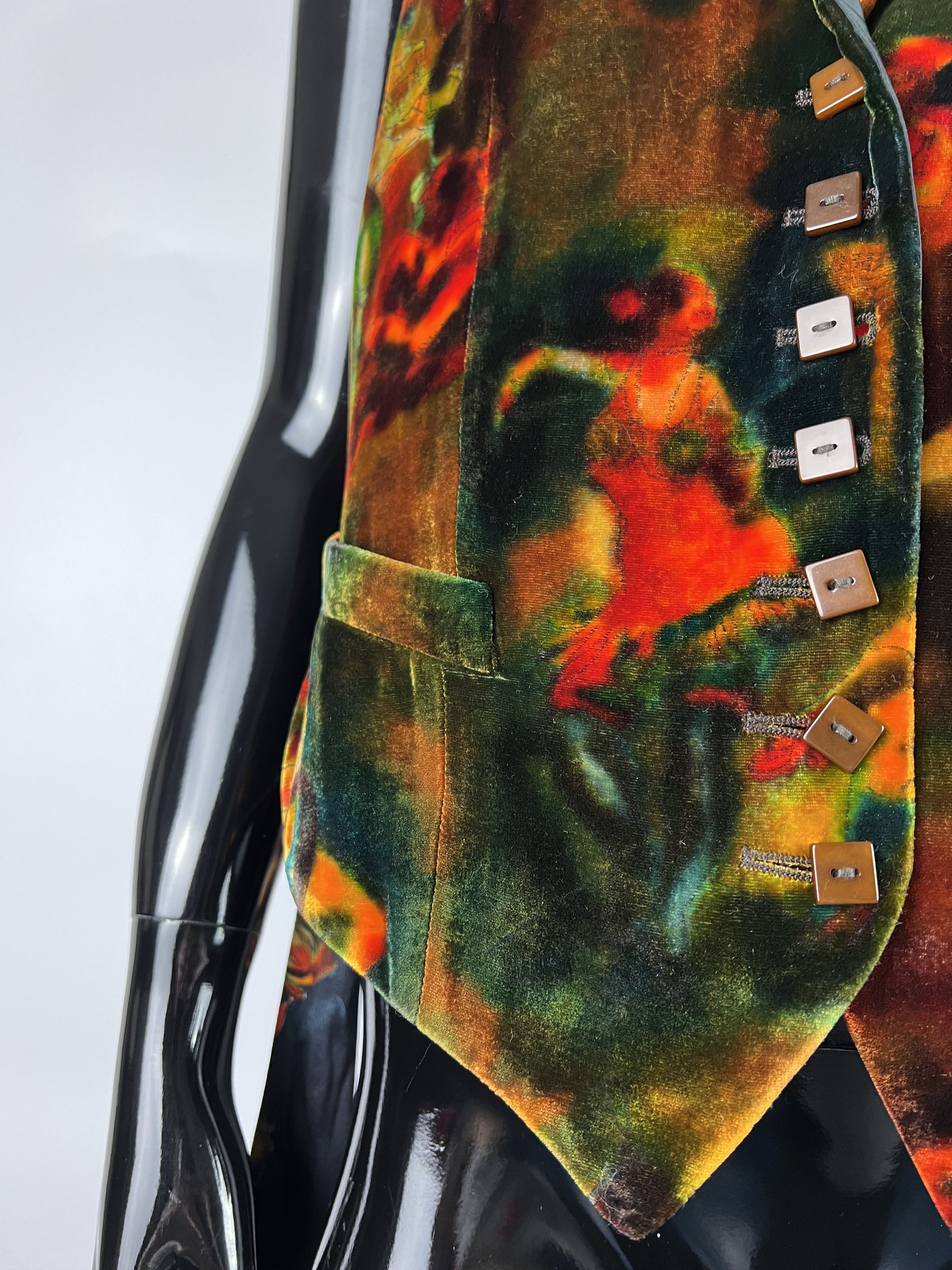 Jean Paul Gaultier Jean Paul Gaultier Vintage Silk Printed Vest US10 Size M / US 6-8 / IT 42-44 - 13 Thumbnail