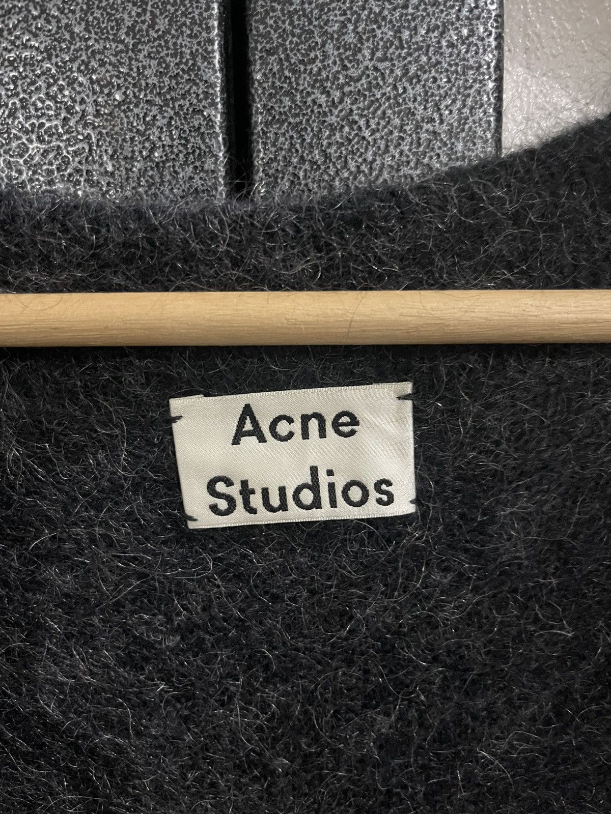 Acne Studios Acne Studios Raya Wool And Mohair Blend Cardigan Size S / US 4 / IT 40 - 8 Thumbnail