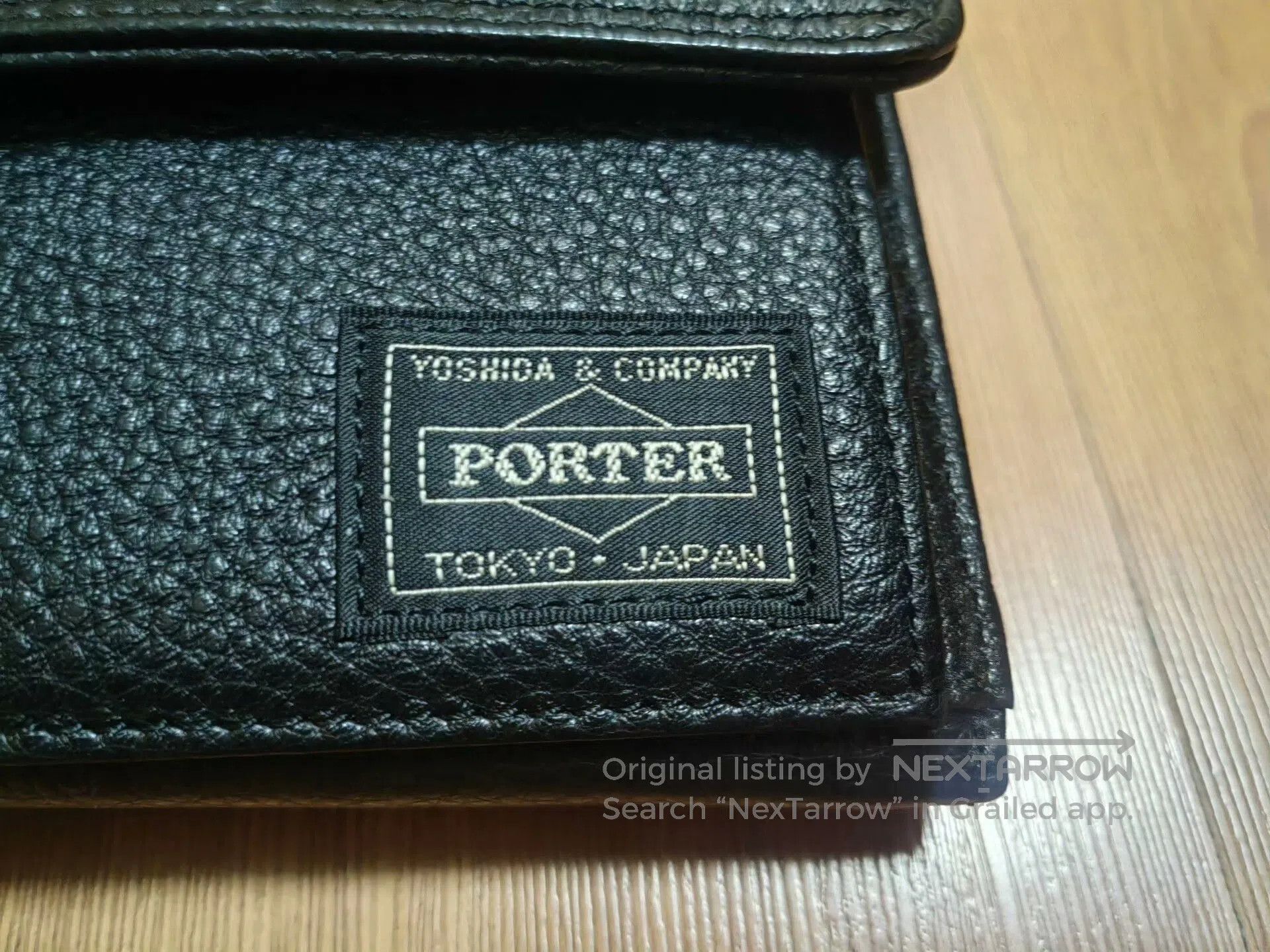 Porter porter calm leather trifold wallet with box. Size ONE SIZE - 3 Thumbnail