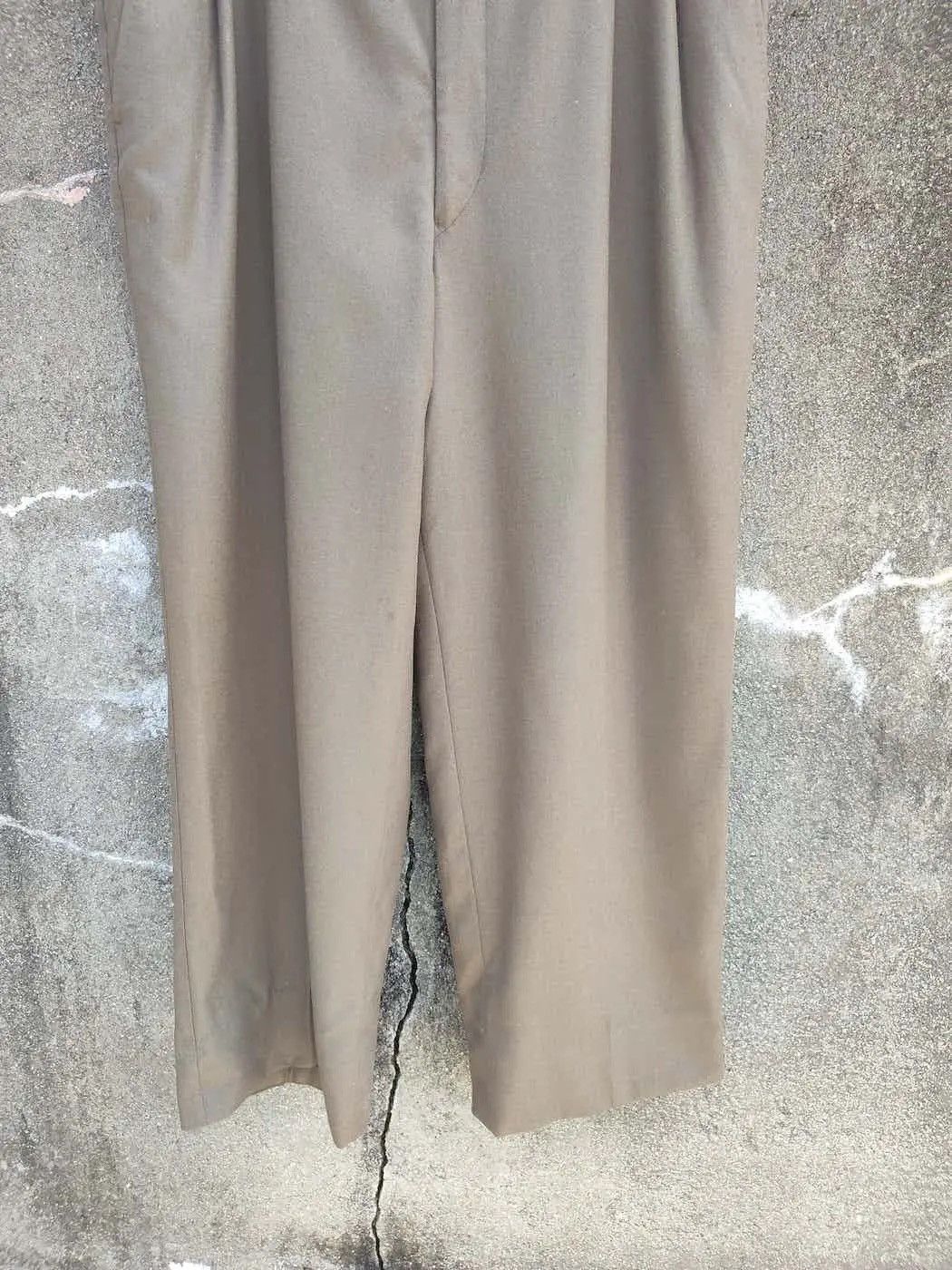 Givenchy × Vintage Vintage Monsieur Givenchy Pleated Wool Trousers Size US 34 / EU 50 - 3 Thumbnail